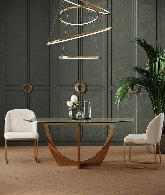 Modrest Chambers Glass Dining Table