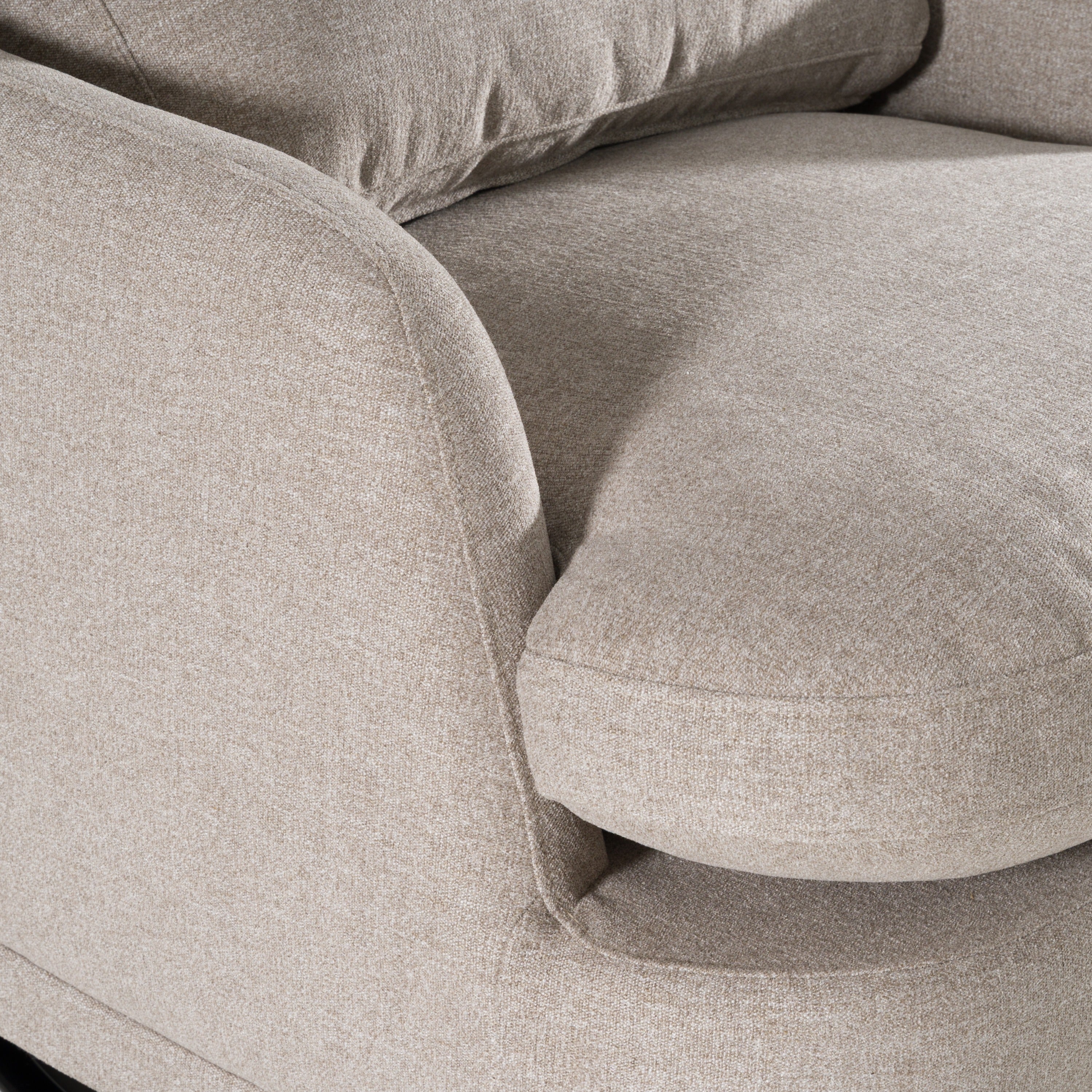 Divani Casa Chantry Modern Fabric Swivel Accent Chair
