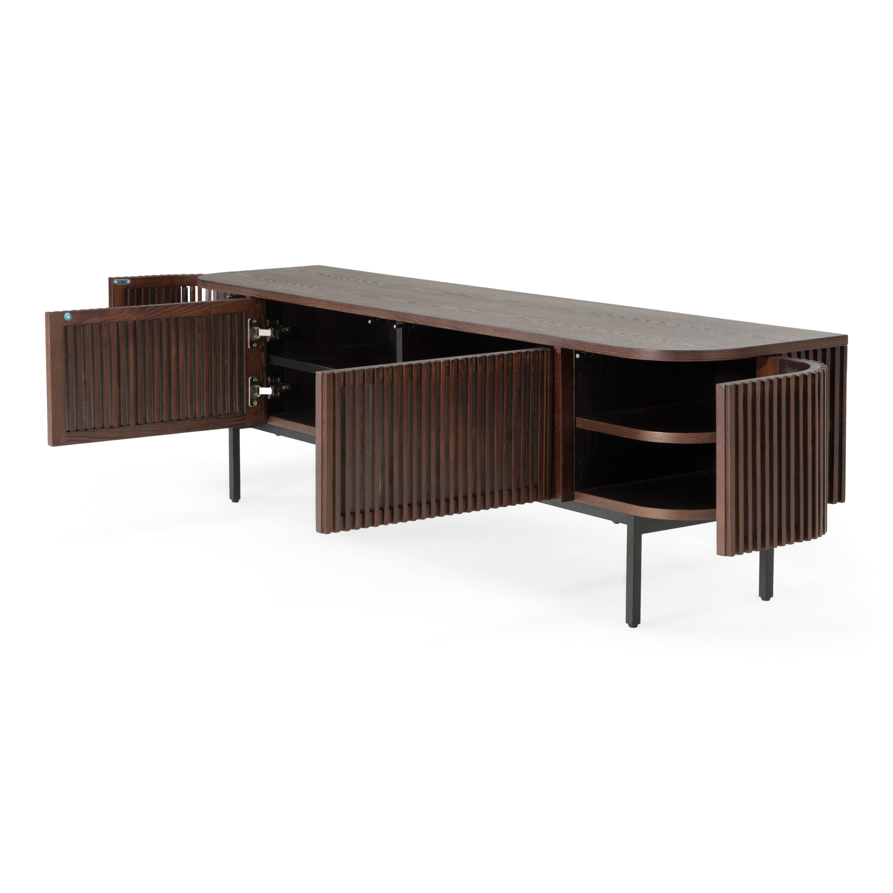 Clifton Modern Ash Tall TV Stand