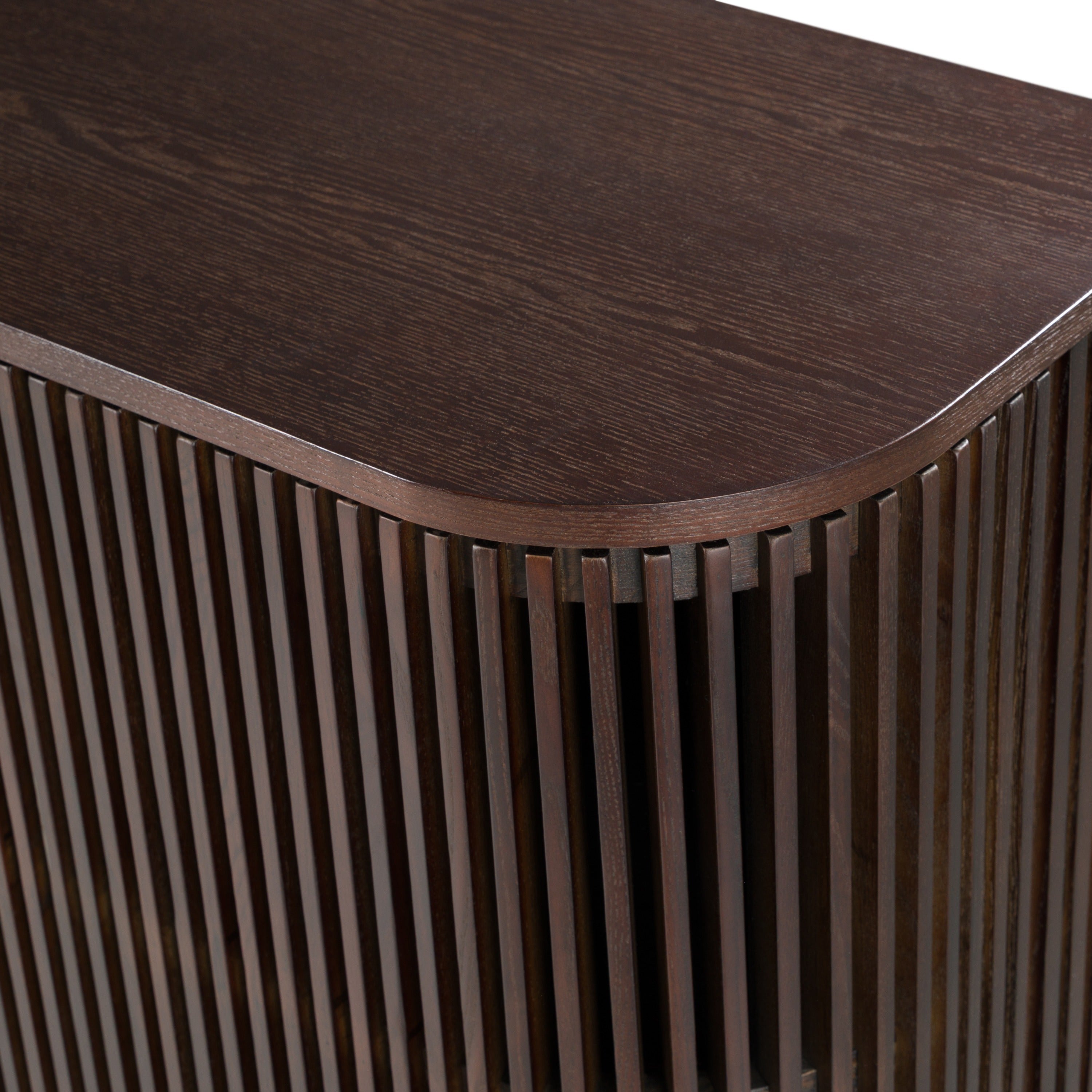 Modrest Clifton Modern Smoked Ash Tall Buffet