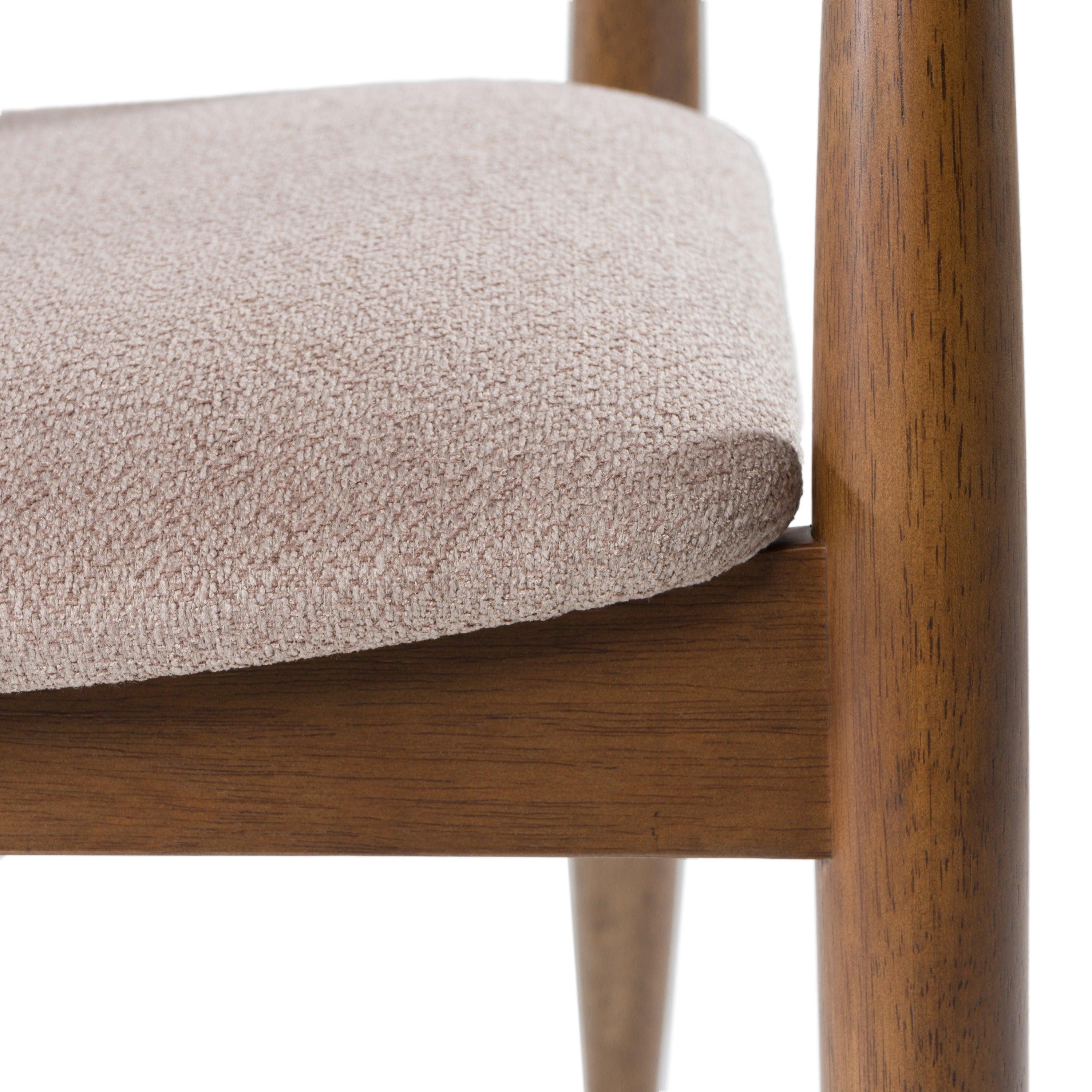 Modrest Cohen MidCentury Modern Fabric Dining Chair