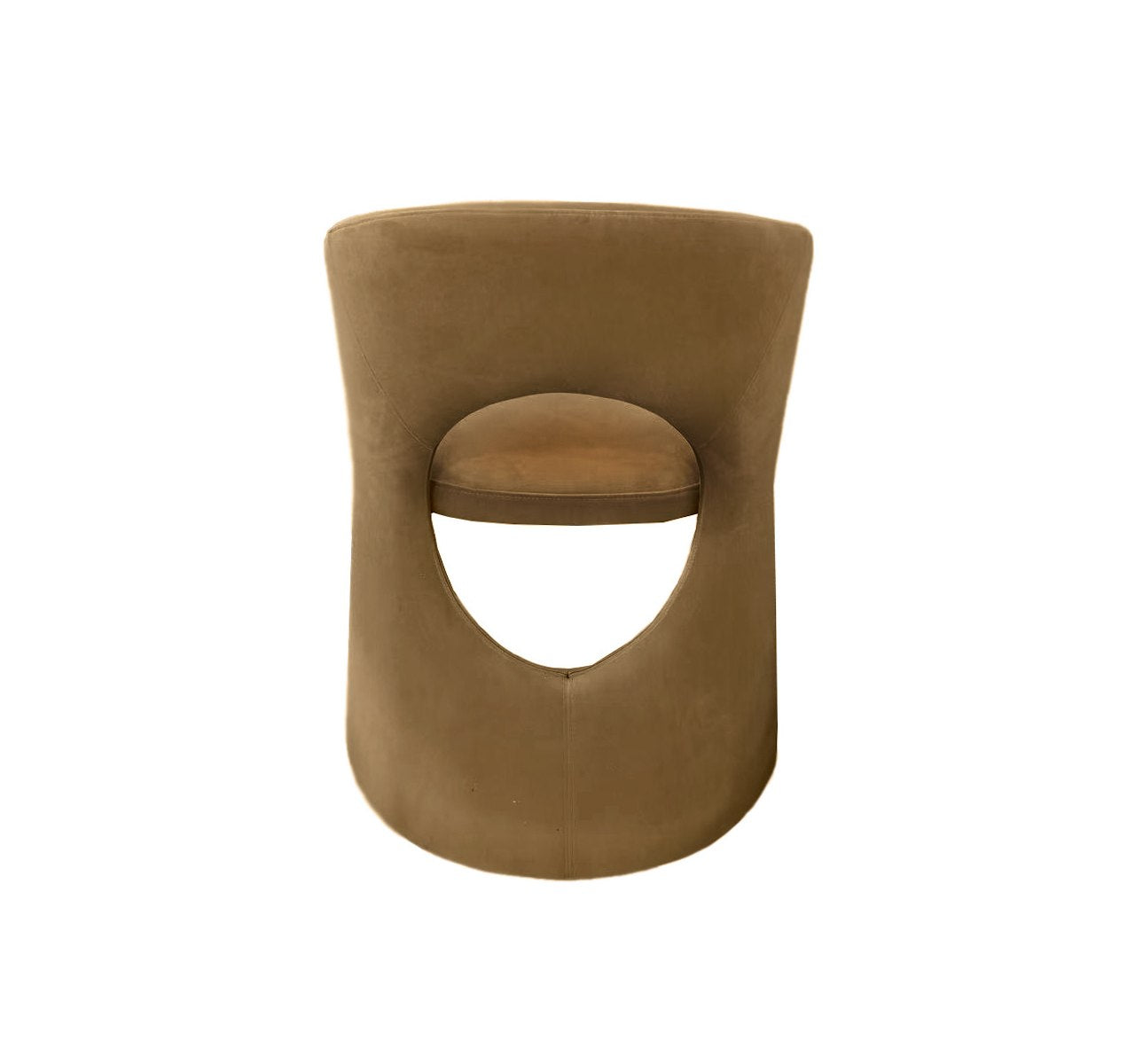 Modrest Brea - Modern Tan Fabric Dining Chair-Dining Chair-VIG-Wall2Wall Furnishings
