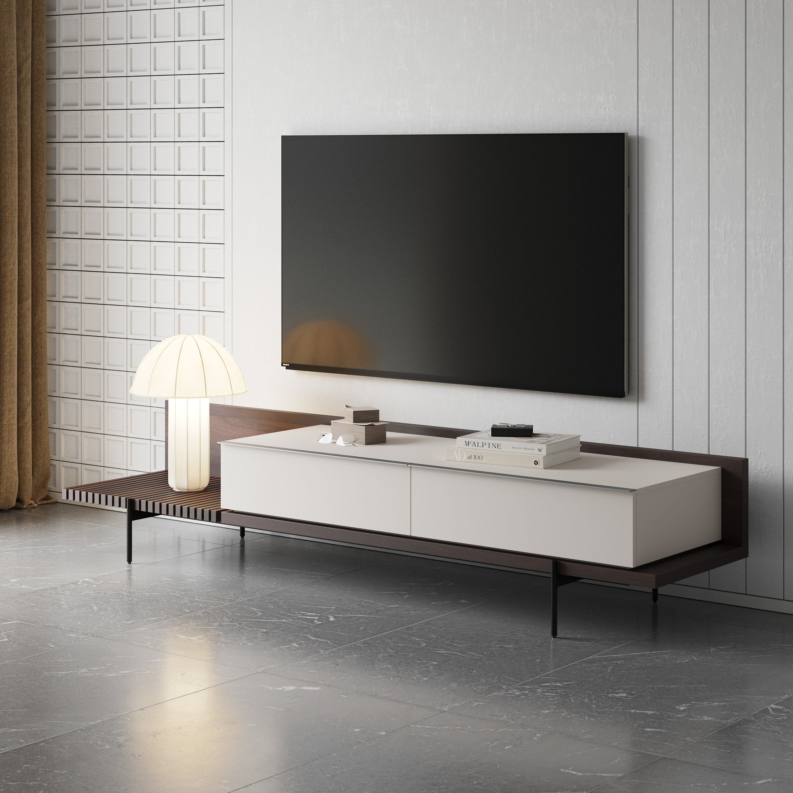 Colima Modern Matte TV Stand
