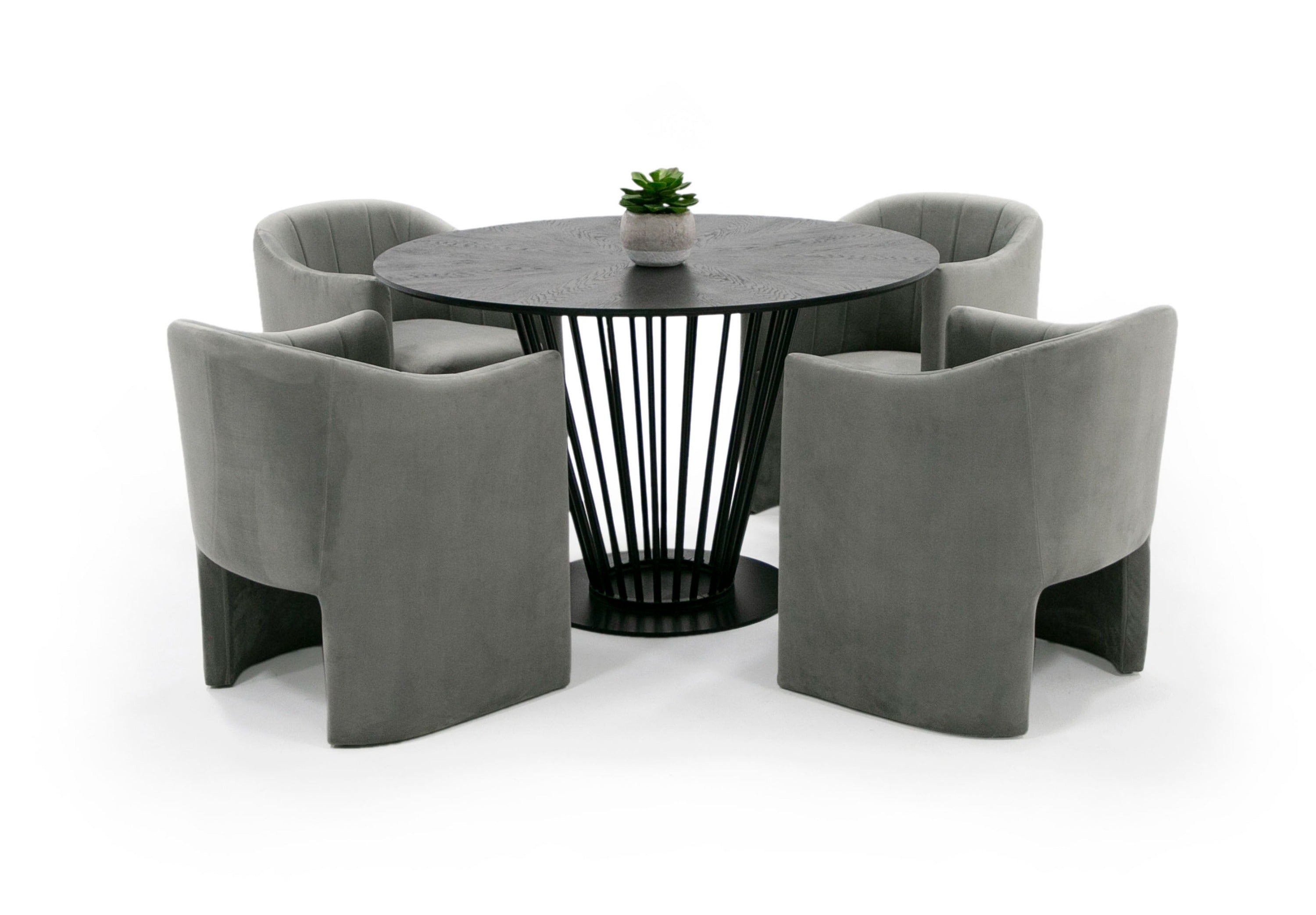Modrest Conroy - Modern Round Dining Table-Dining Table-VIG-Wall2Wall Furnishings