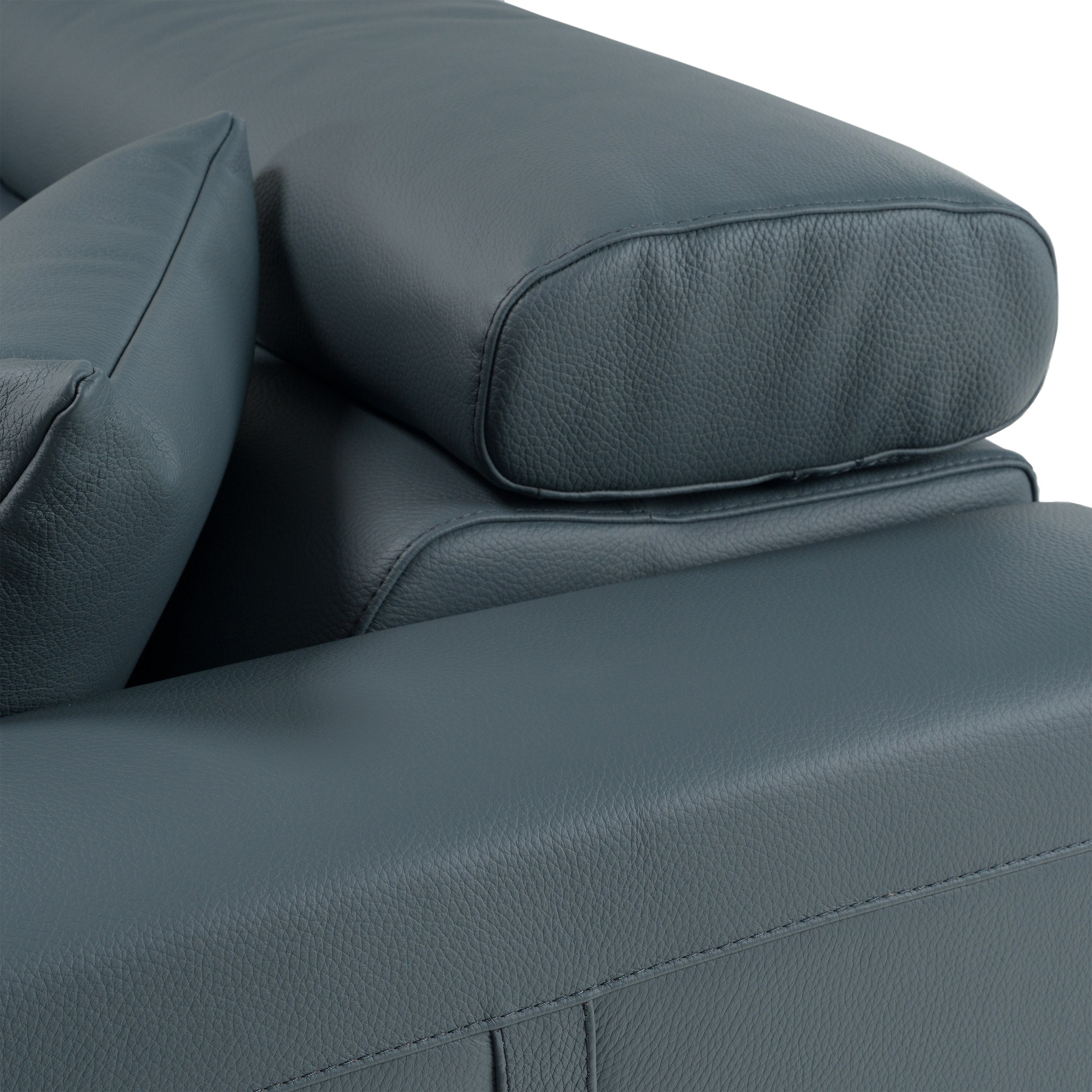 Dalton Modern Italian Leather Sectional Sofa Recliners