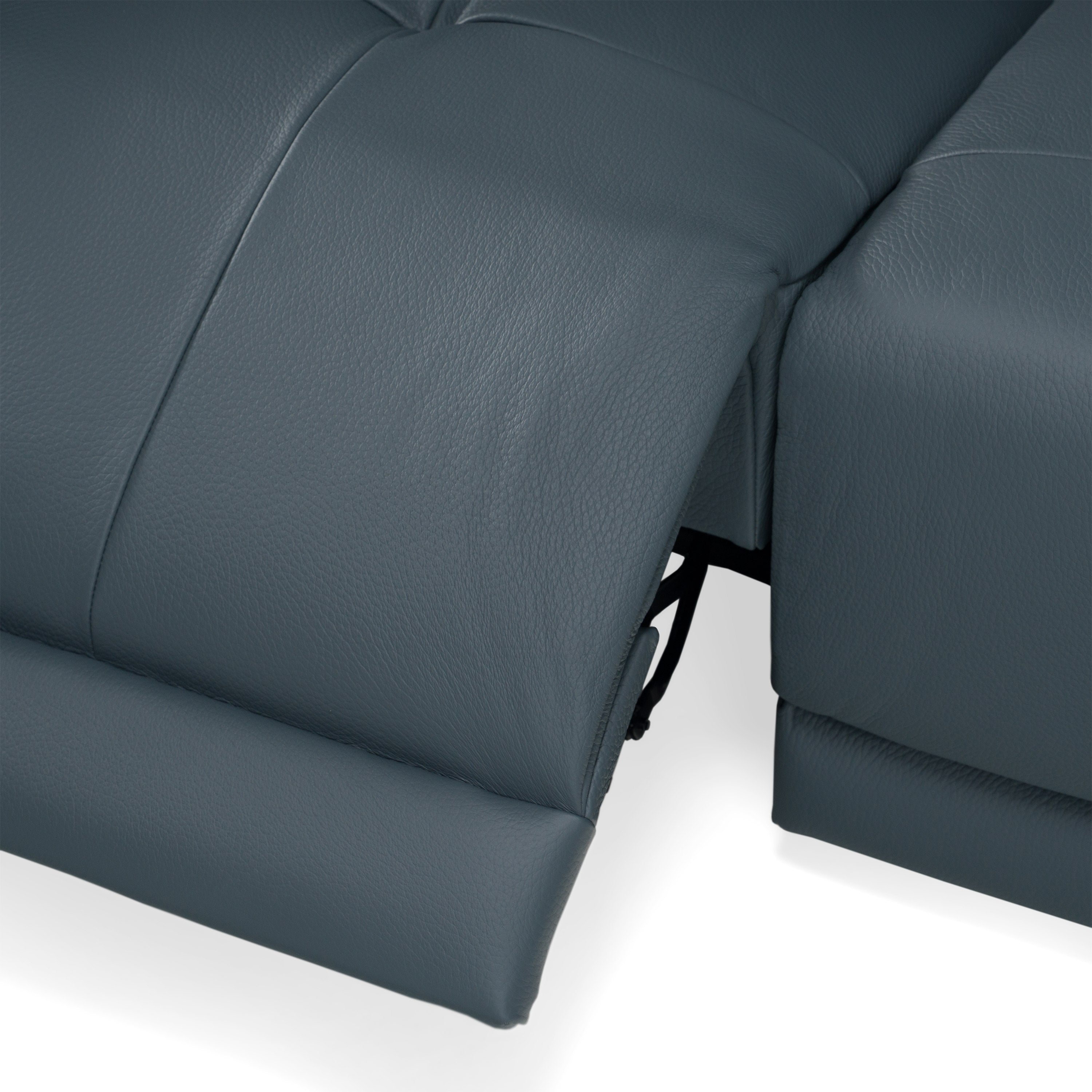 Dalton Modern Italian Leather Sectional Sofa Recliners