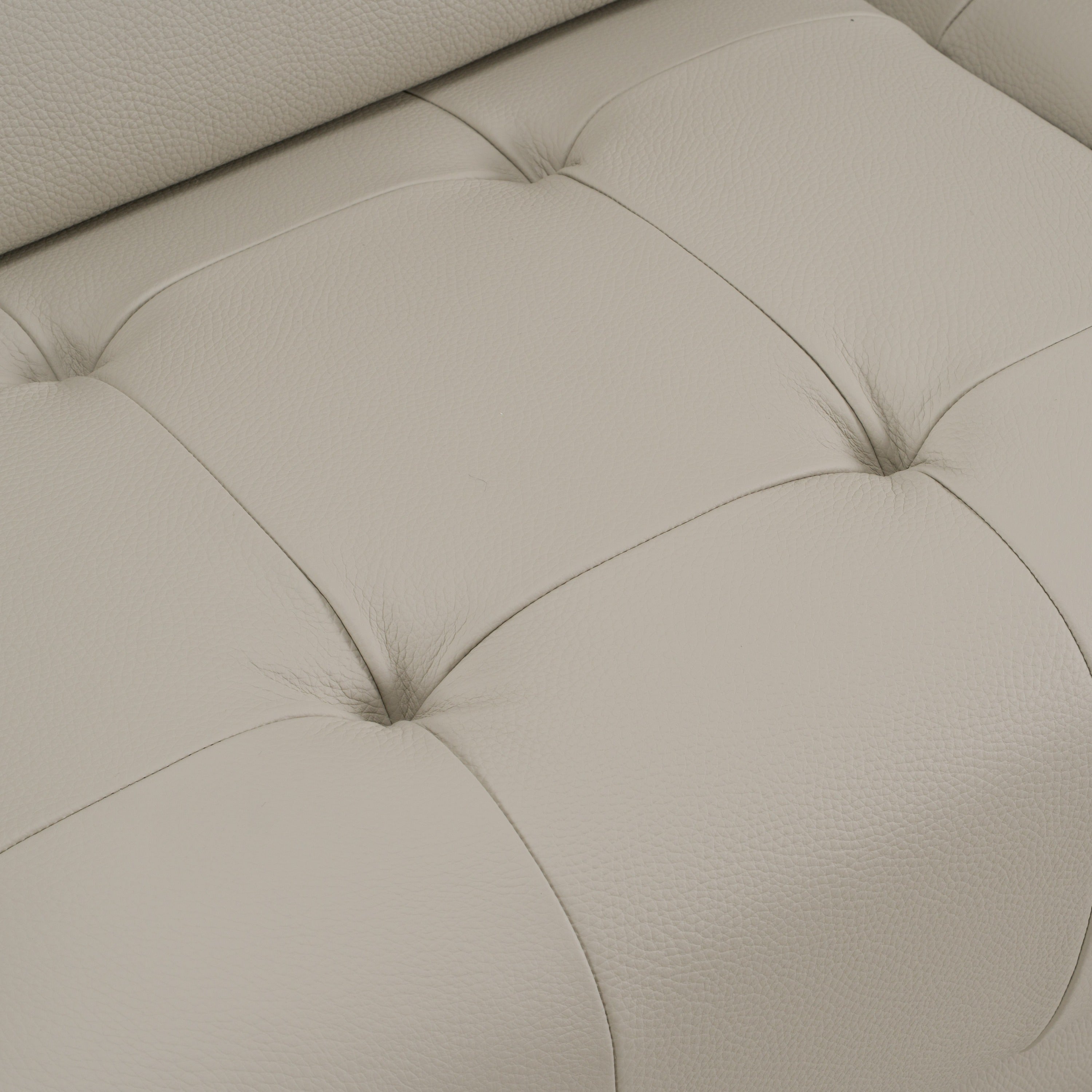 Dalton Modern Italian Leather 4-Seat Sofa and 2 Recliners