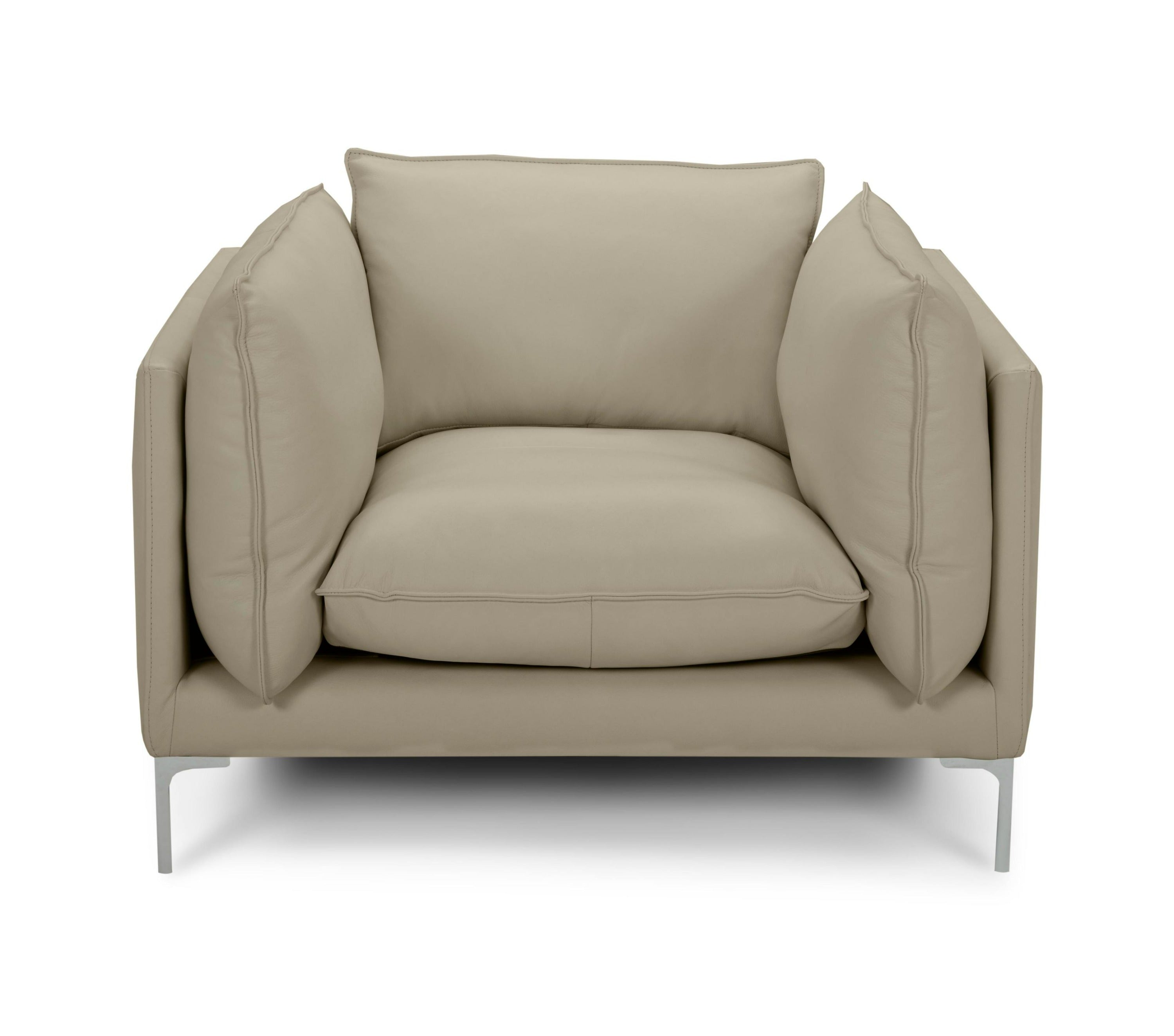Divani Casa Harvest - Modern Full Leather Sofa Set-Sofa Set-VIG-Wall2Wall Furnishings