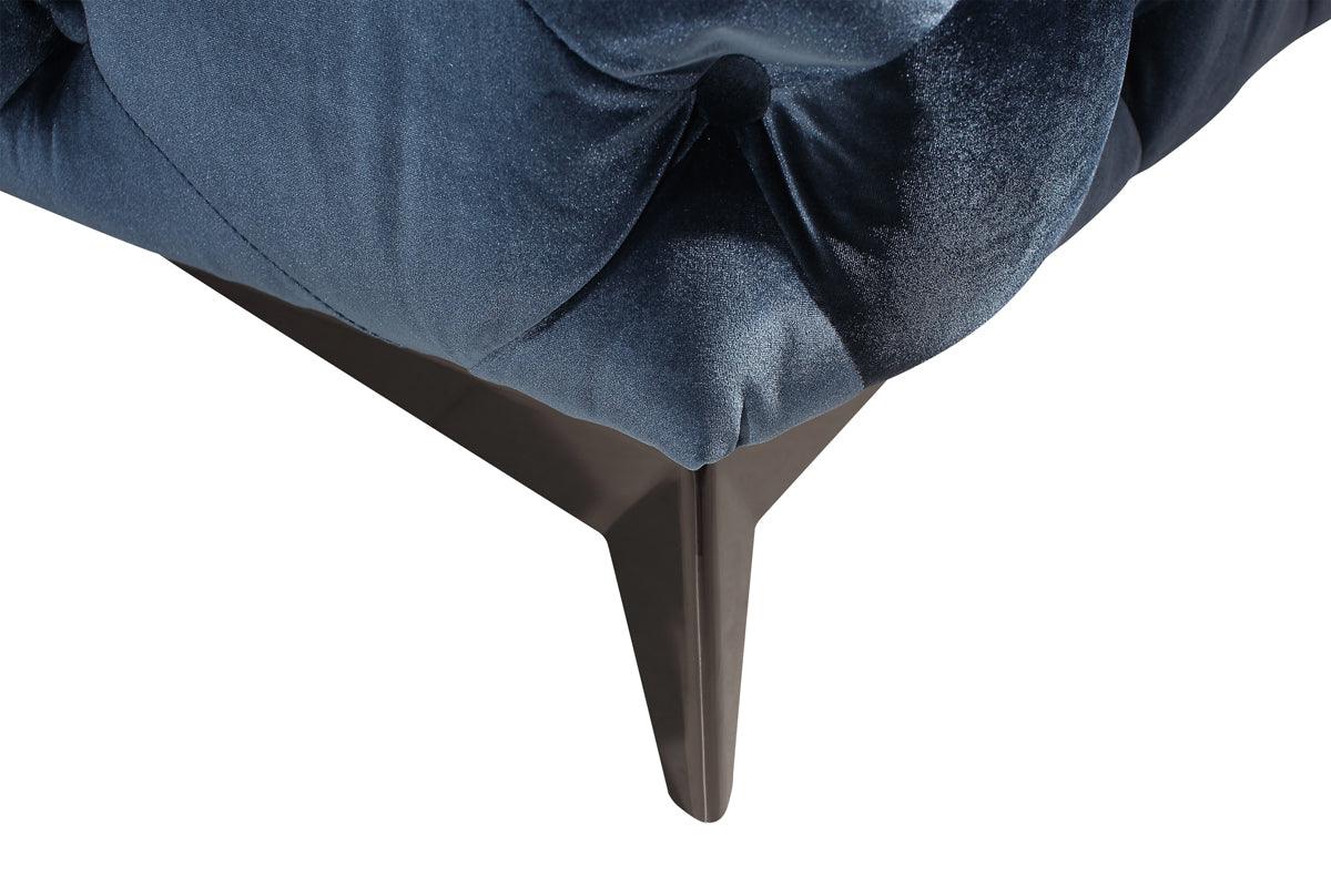 Divani Casa Delilah Modern Fabric Loveseat