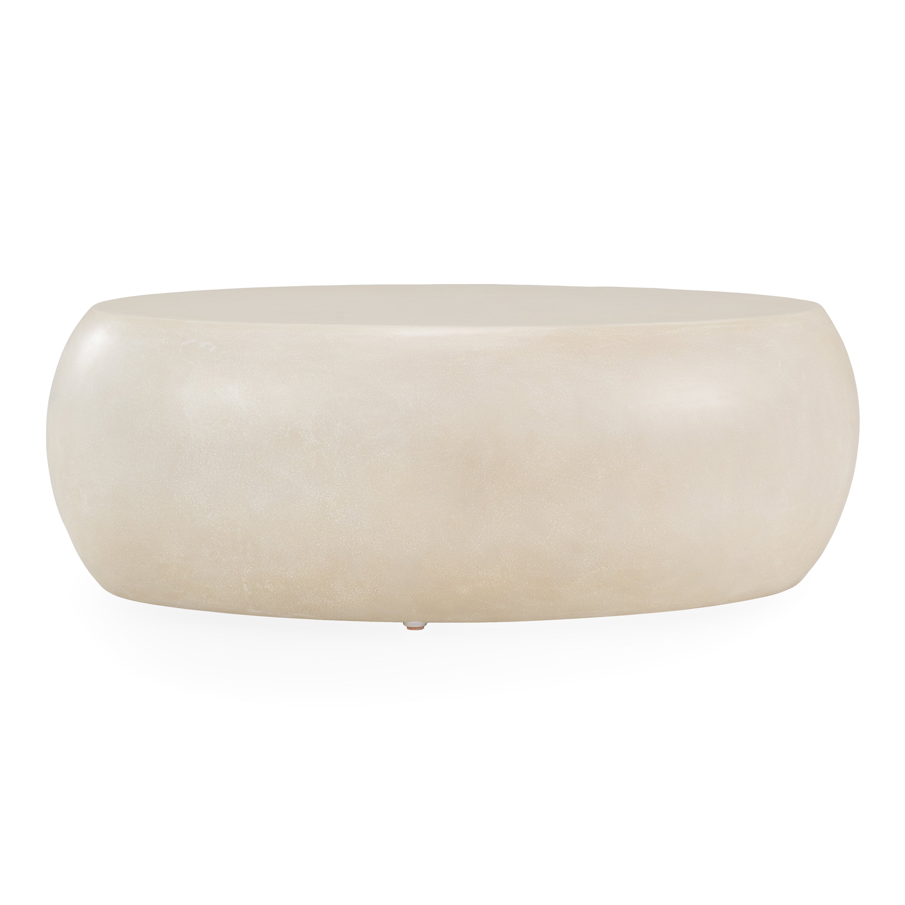 Denny Modern Fiberform Oval Coffee Table