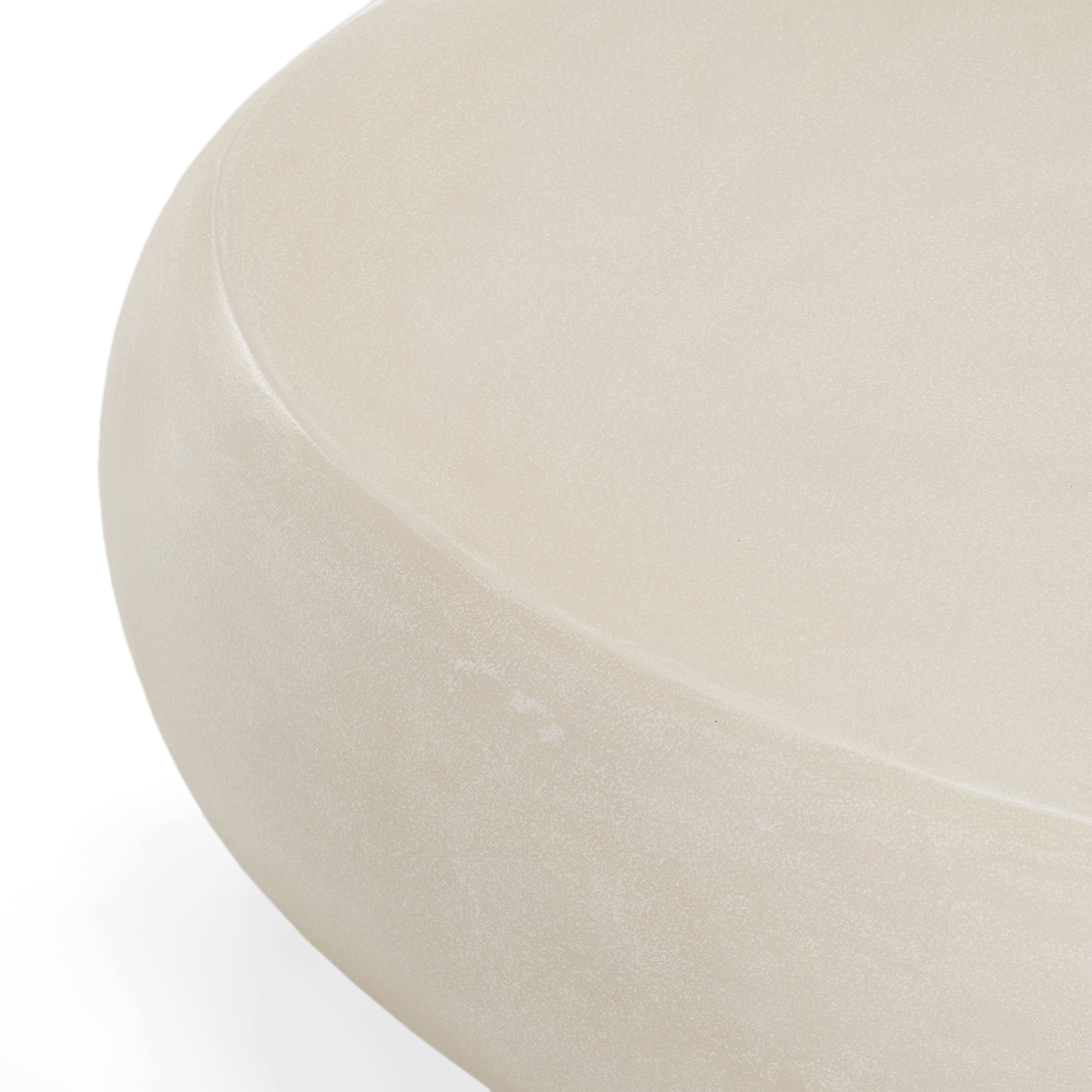 Denny Modern Fiberform Oval Coffee Table