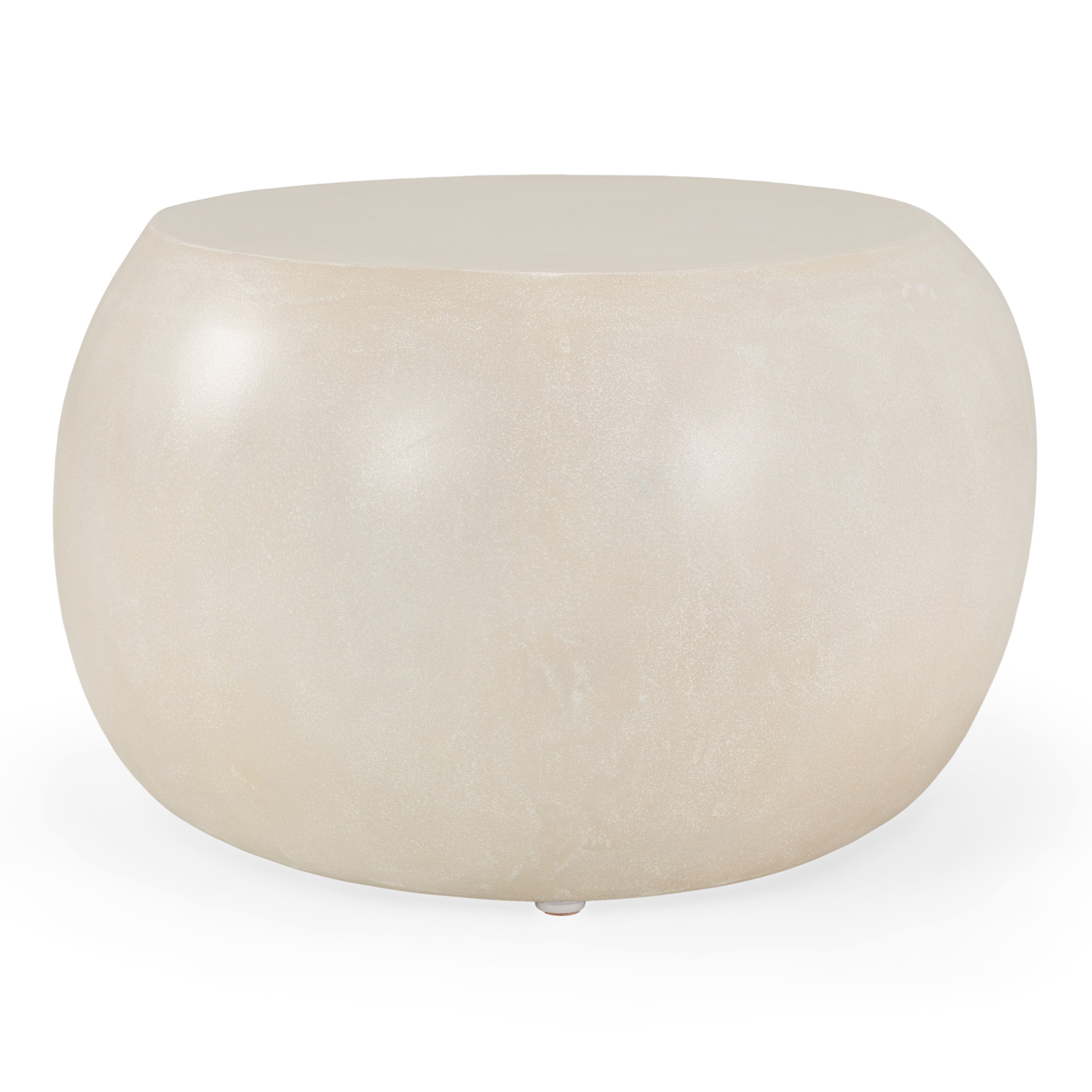 Denny Modern Fiberform Oval Coffee Table