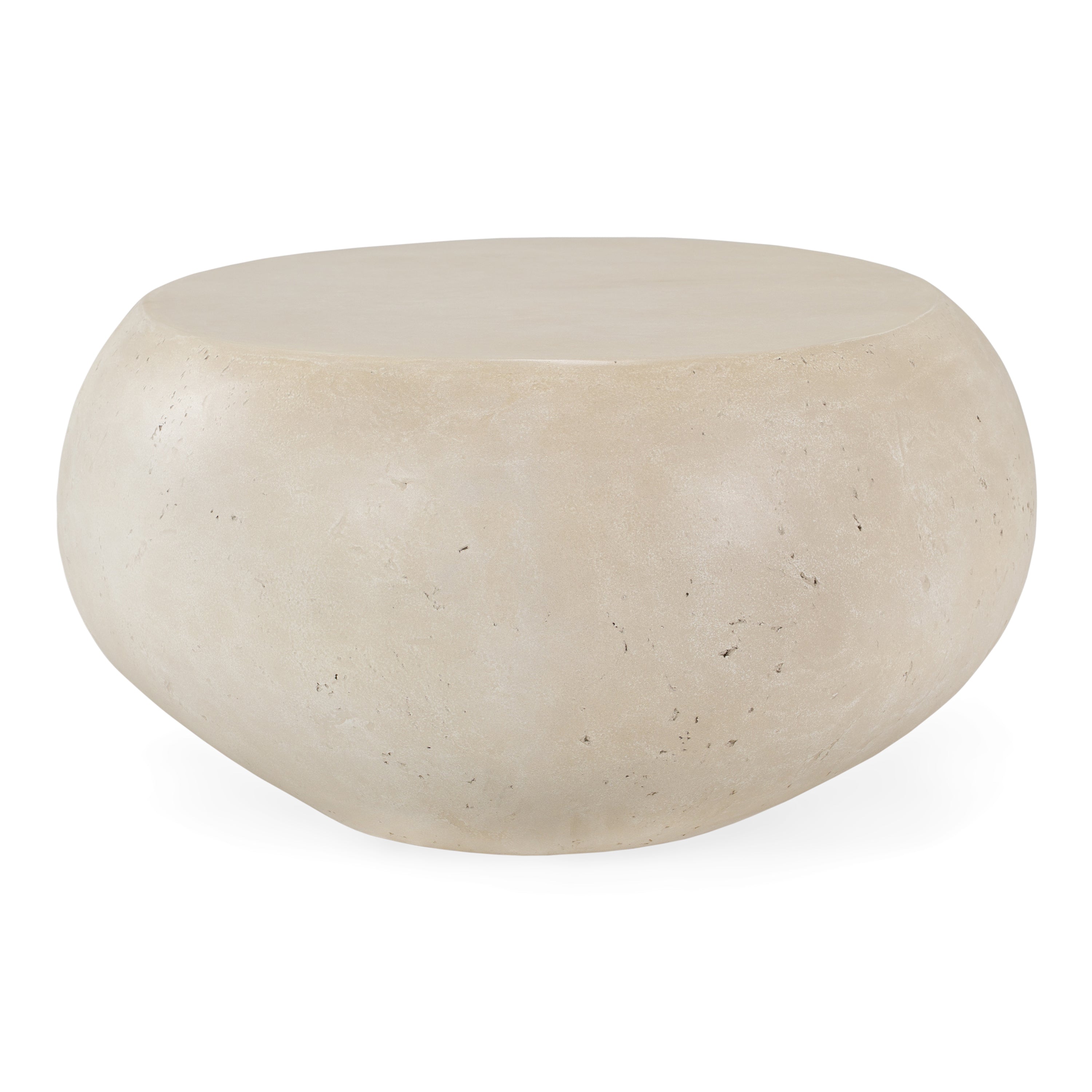 Denny Modern Fiberform Large Oval Coffee Table