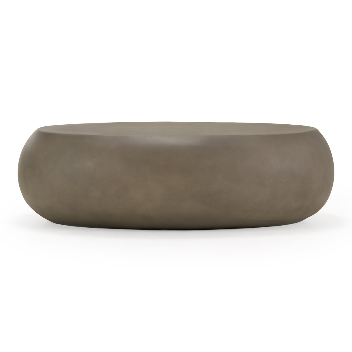 Denny - Modern Fiberform Large Oval Coffee Table