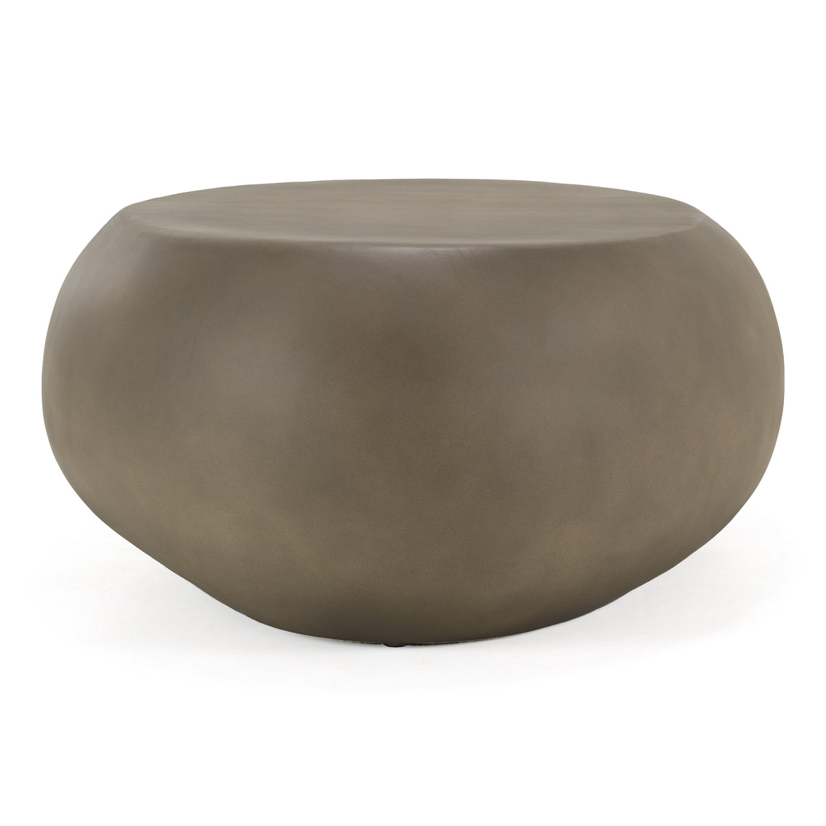 Denny - Modern Fiberform Large Oval Coffee Table