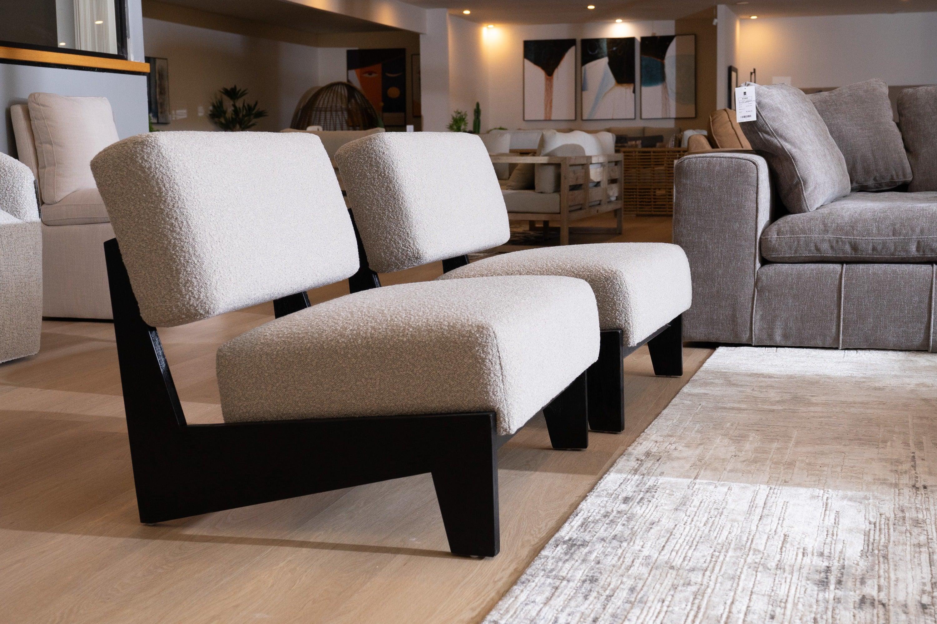 Modrest Tucker MidCentury Modern Fabric Accent Chair