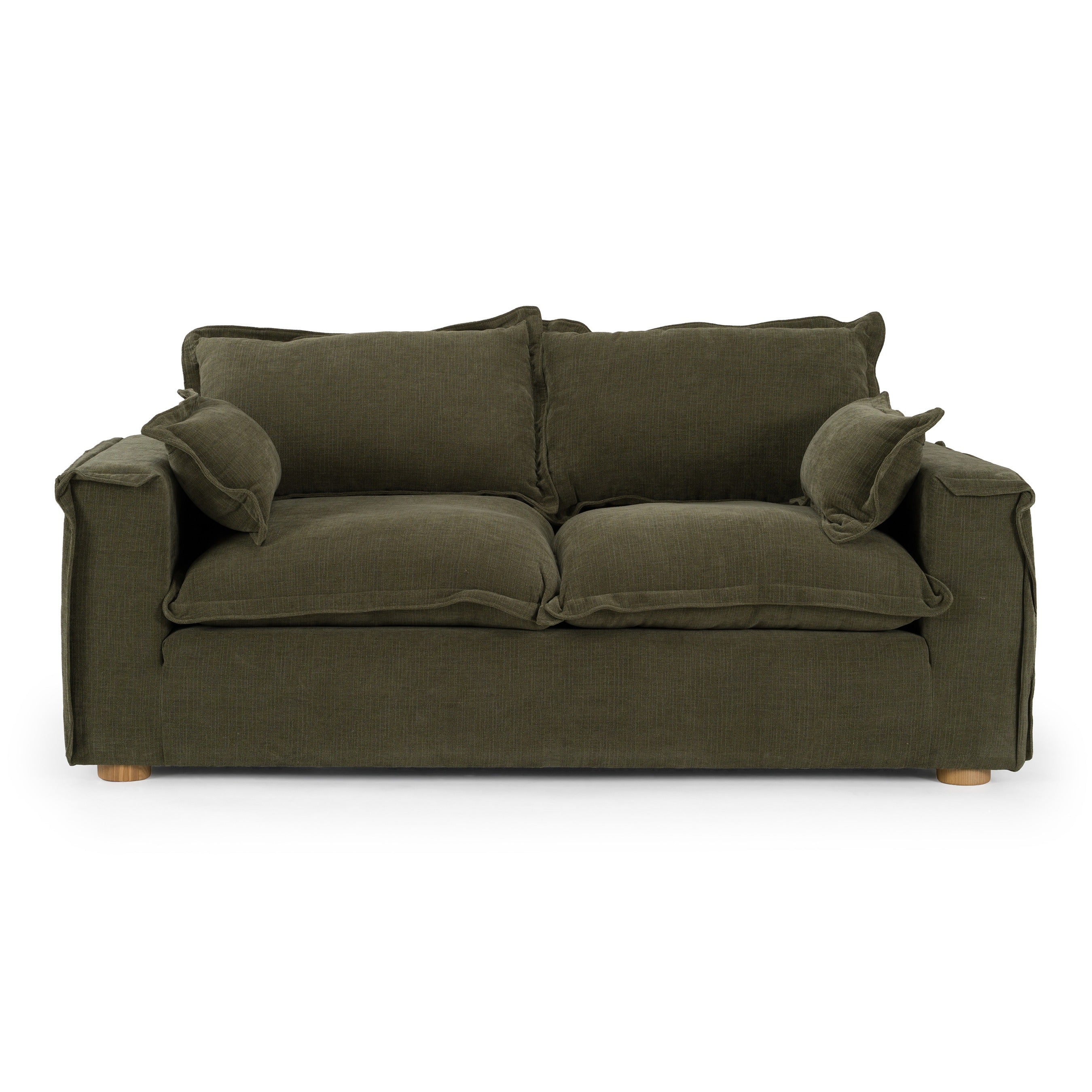Durbin Modern Fabric Loveseat