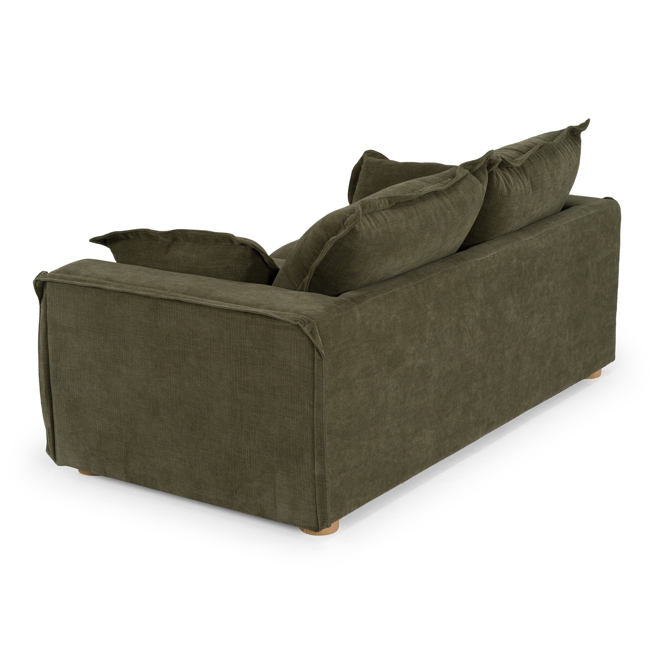 Durbin Modern Fabric Loveseat