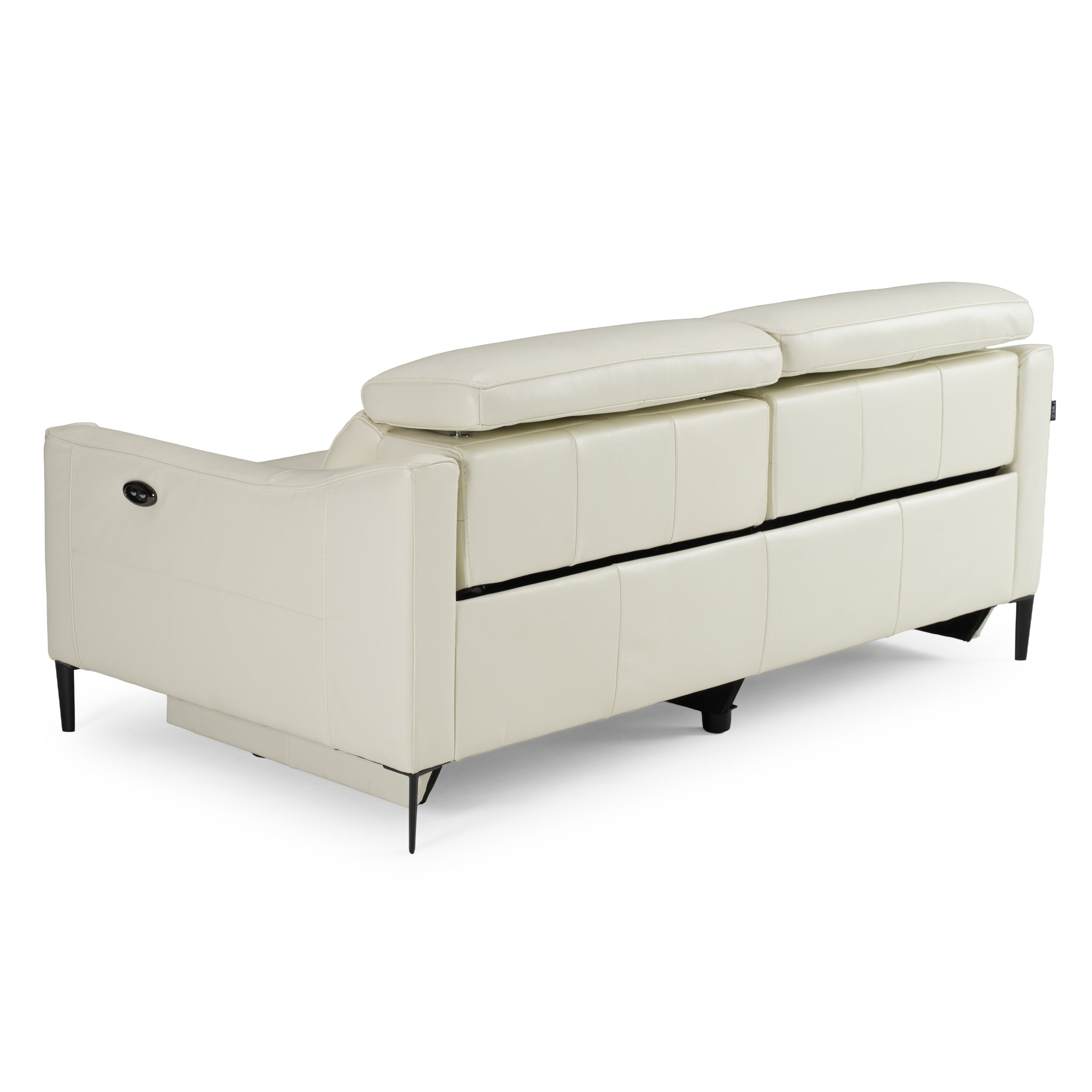 Eden Modern Leather Sofa With 2 Recliners