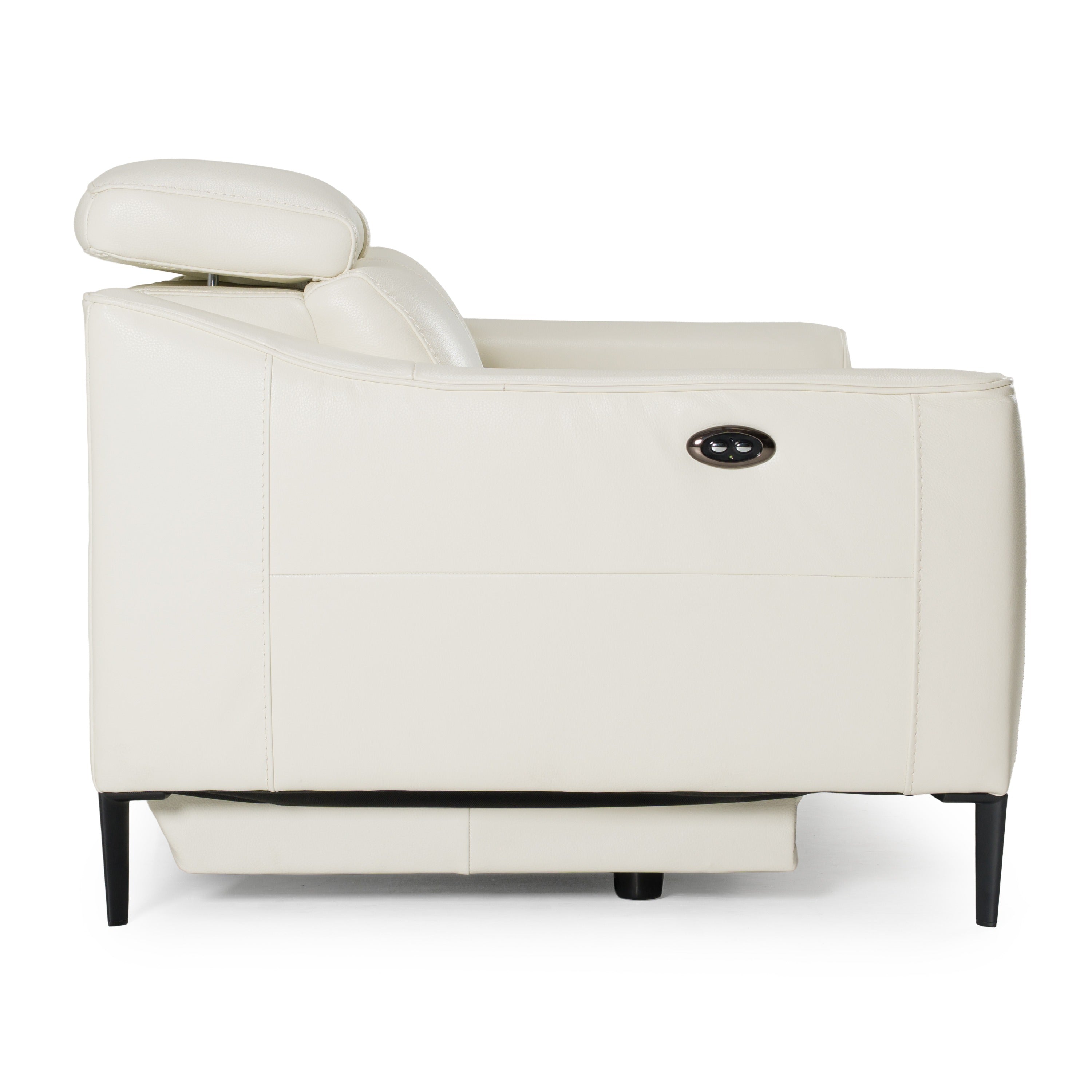 Eden Modern Leather Sofa With 2 Recliners
