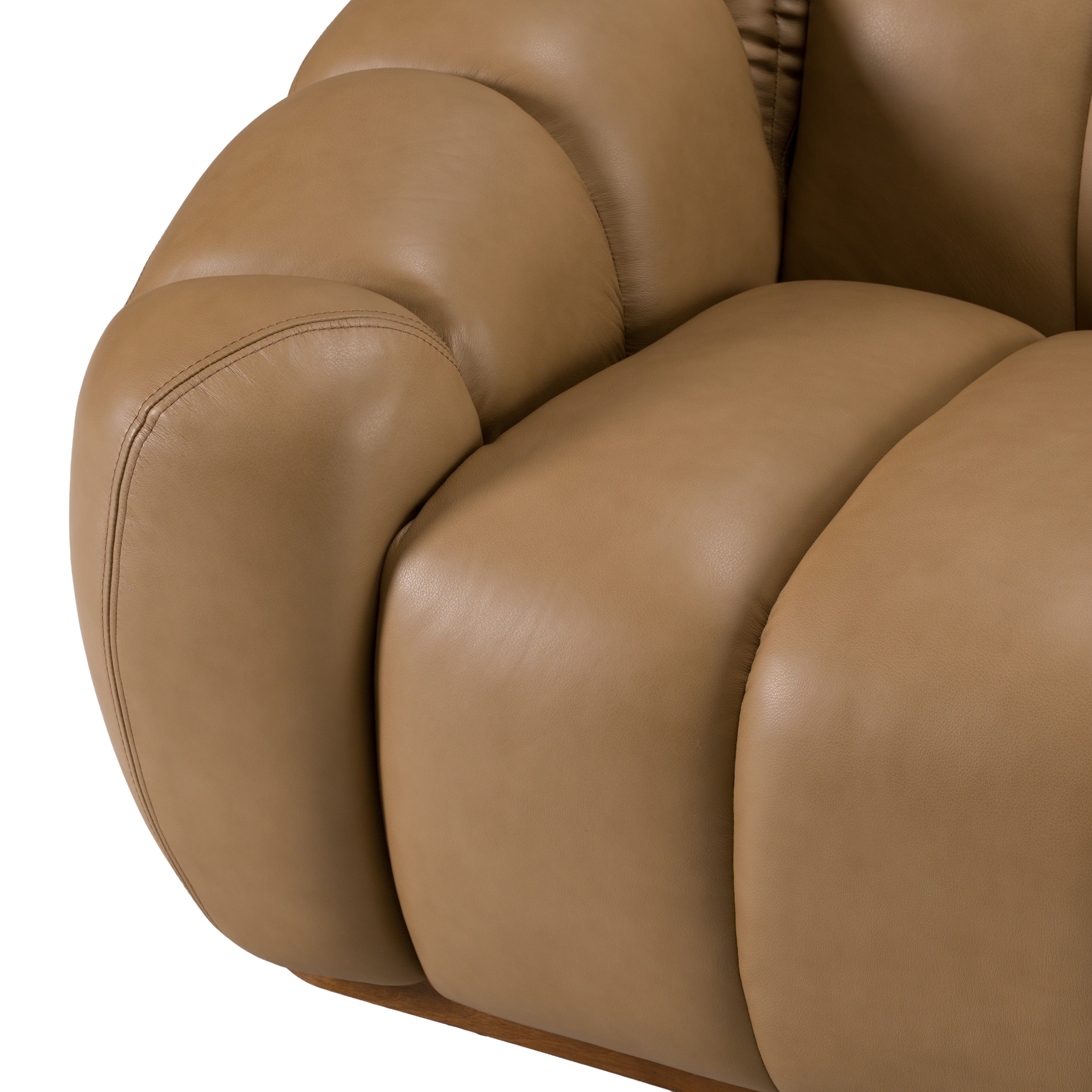 Ekwok Modern Leather Sofa