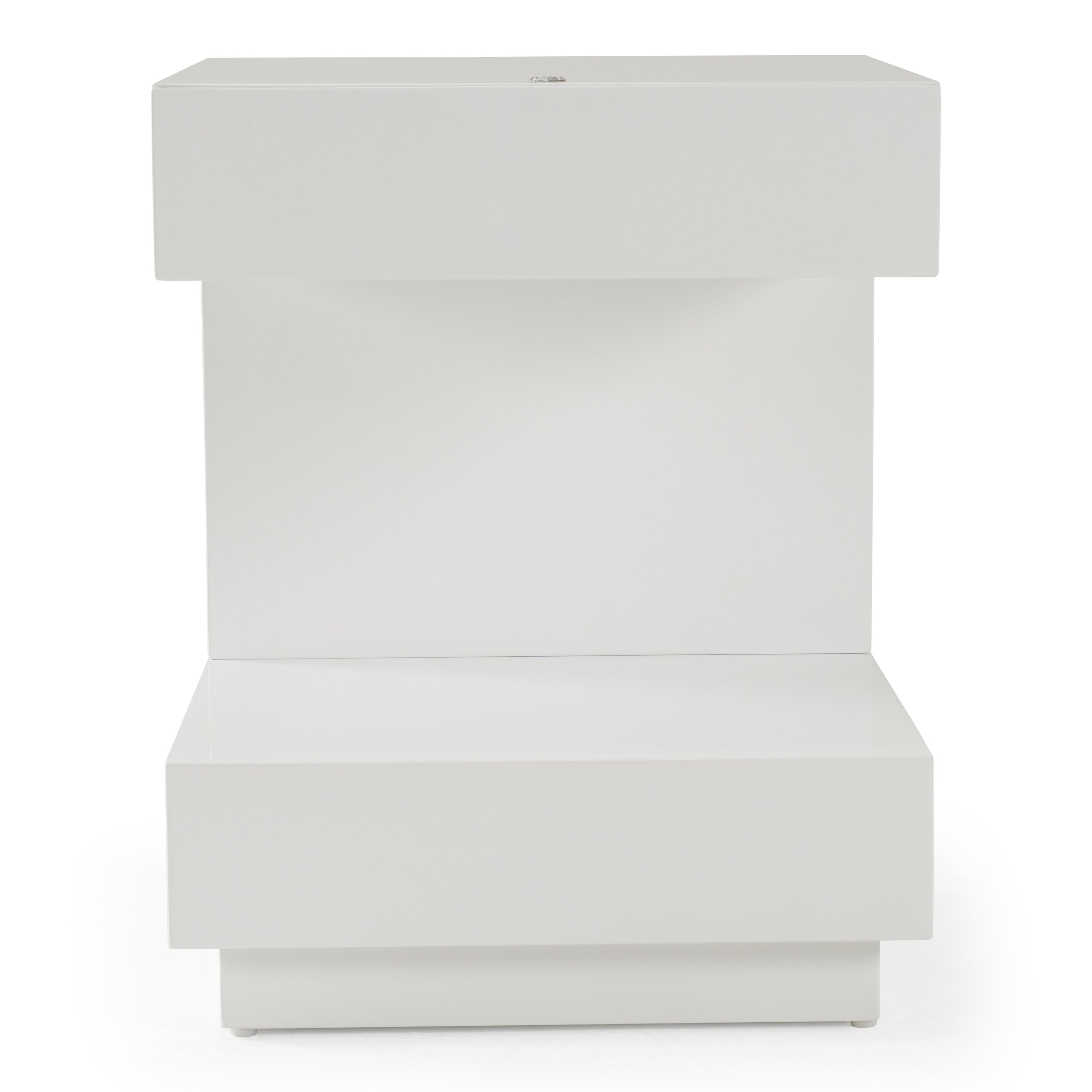 Esso Modern Glossy Tall Nightstand