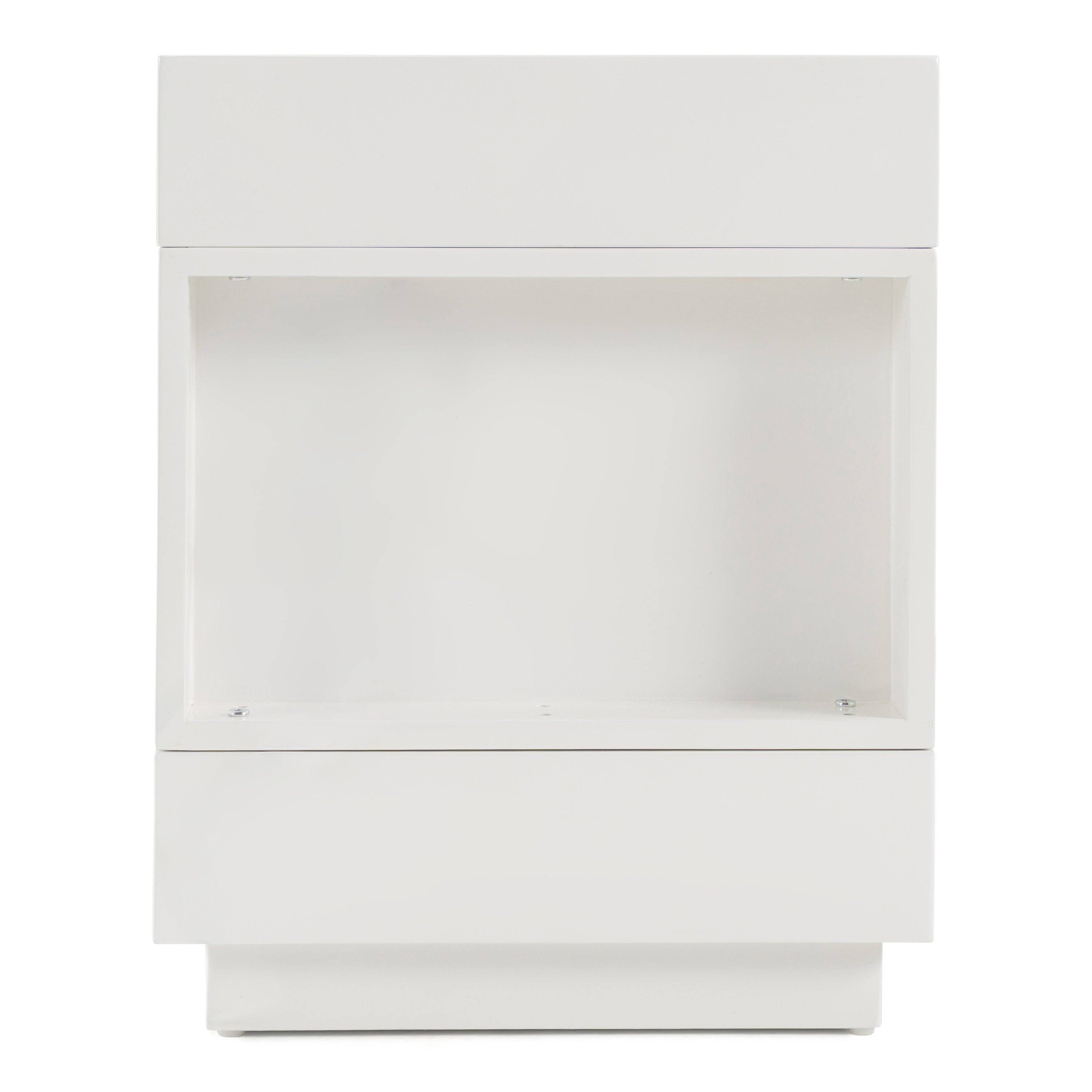 Esso Modern Glossy Tall Nightstand