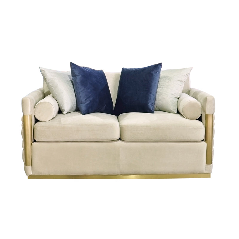 Tenaya Modern Fabric Loveseat Sofa