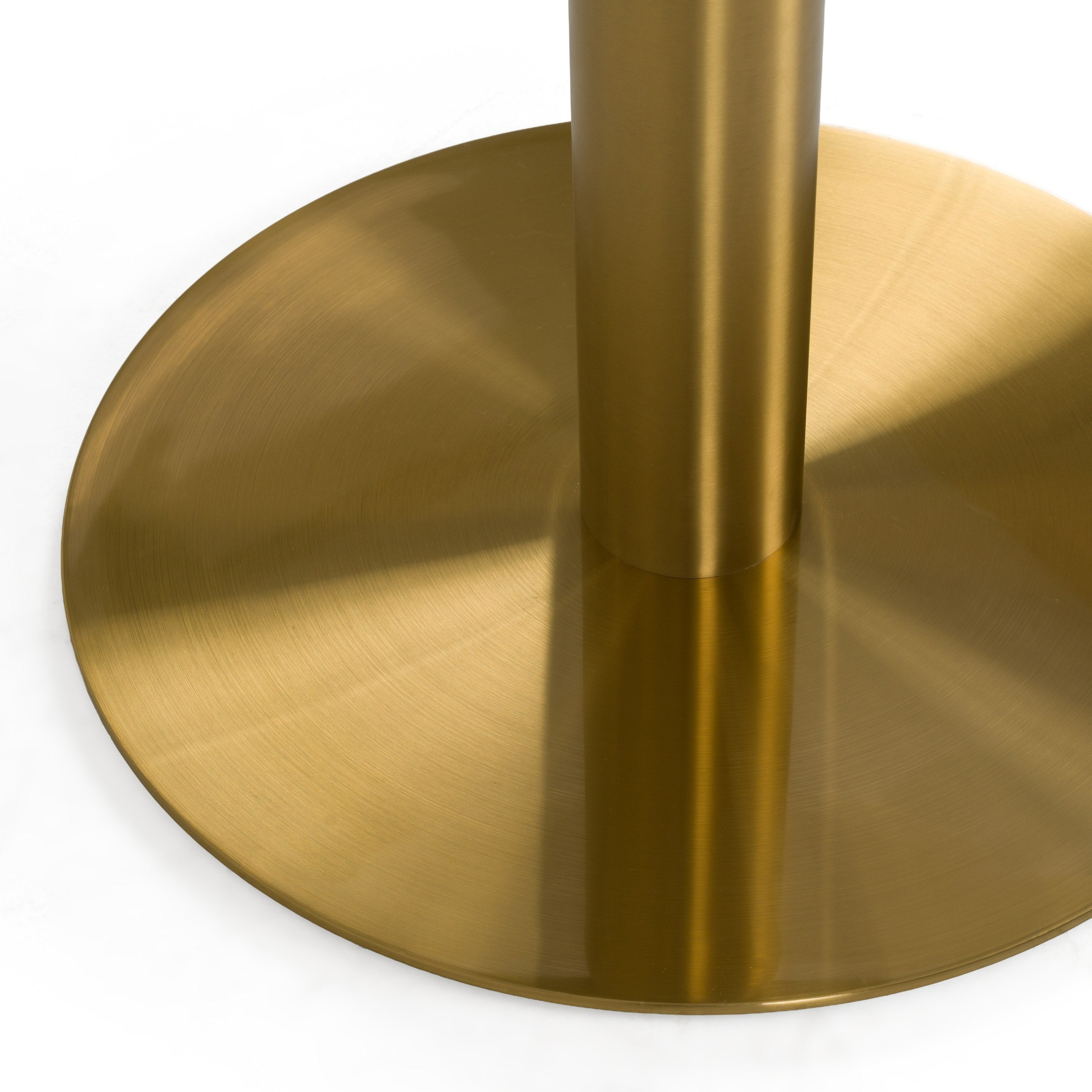 Fairway Glam Marble and Brushed Tall End Table
