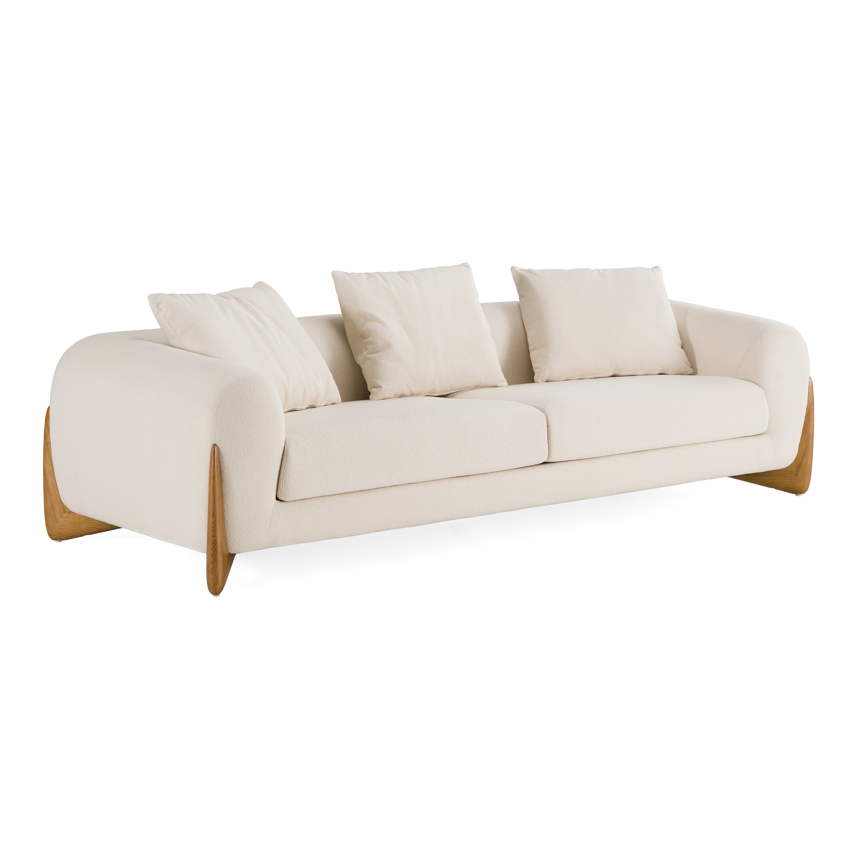 Fleury Contemporary Fabric and Sofa