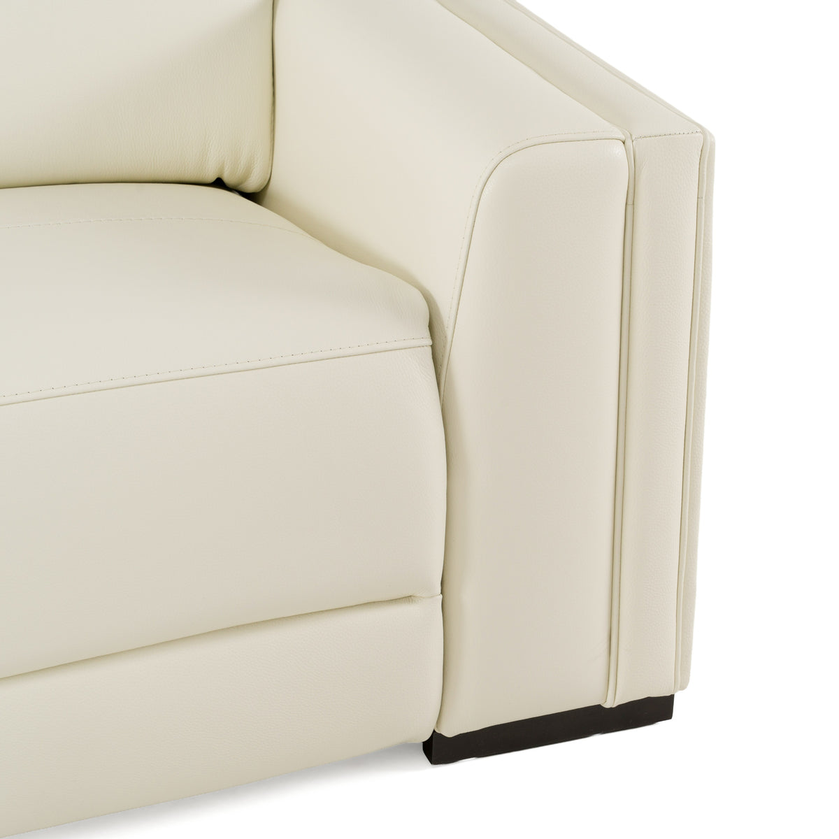 Frazier - Modern Leather Sectional Sofa with 3 Recliners and Console