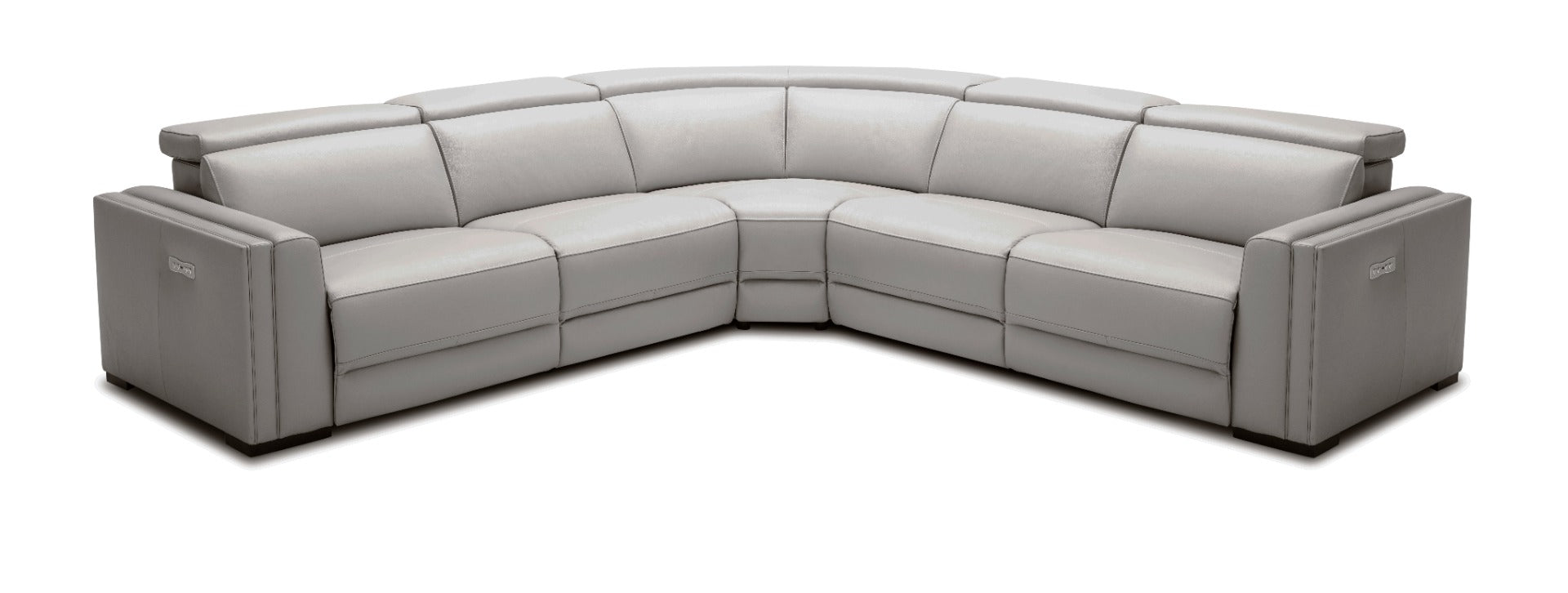 Modrest Frazier - Modern Leather Sectional Sofa with Recliners-Sectional Sofa-VIG-Wall2Wall Furnishings