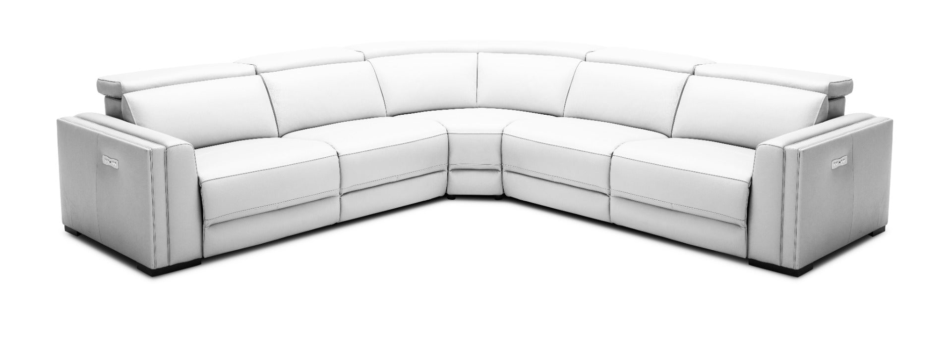 Modrest Frazier - Modern Leather Sectional Sofa with Recliners-Sectional Sofa-VIG-Wall2Wall Furnishings