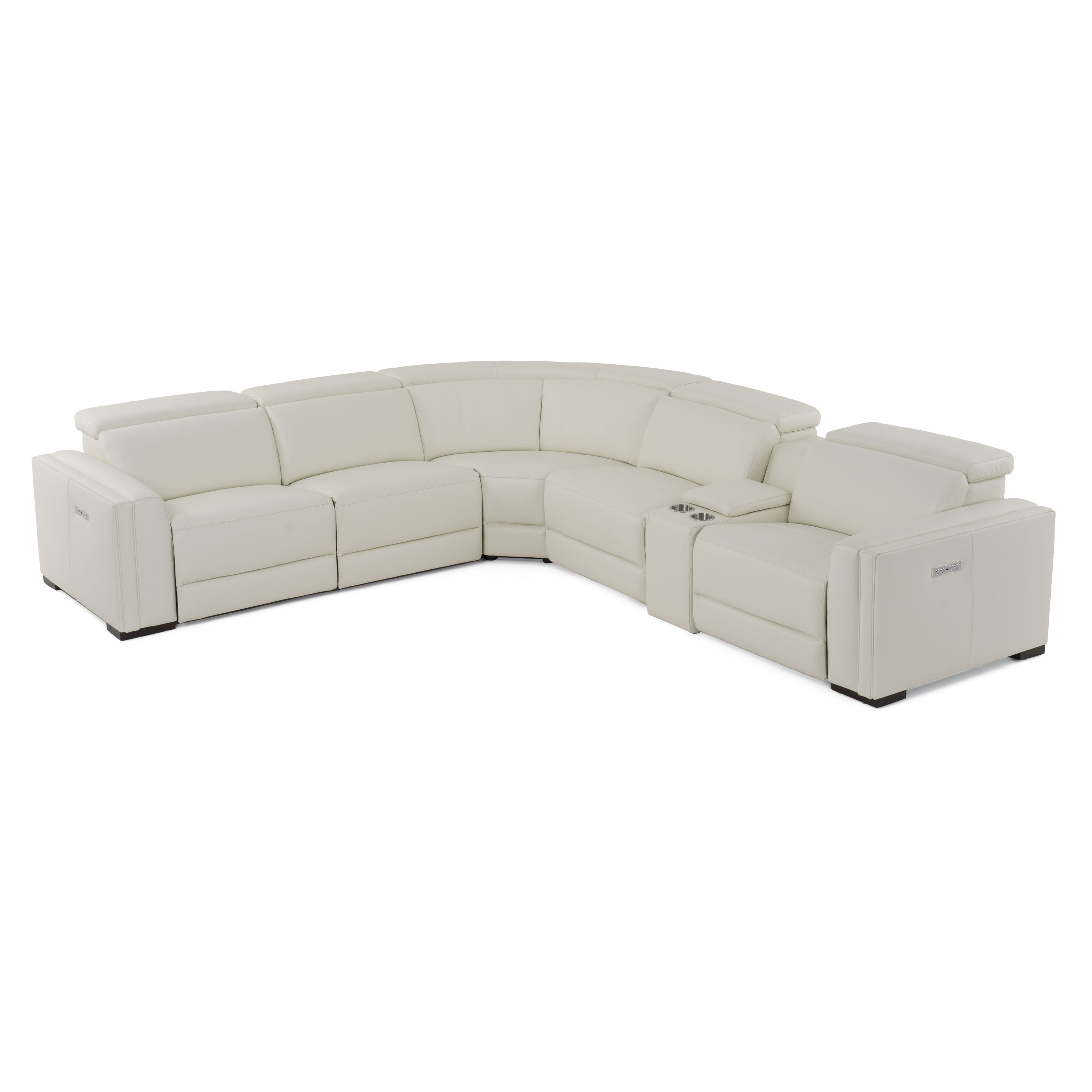 Divani Casa Frazier Modern Leather Console