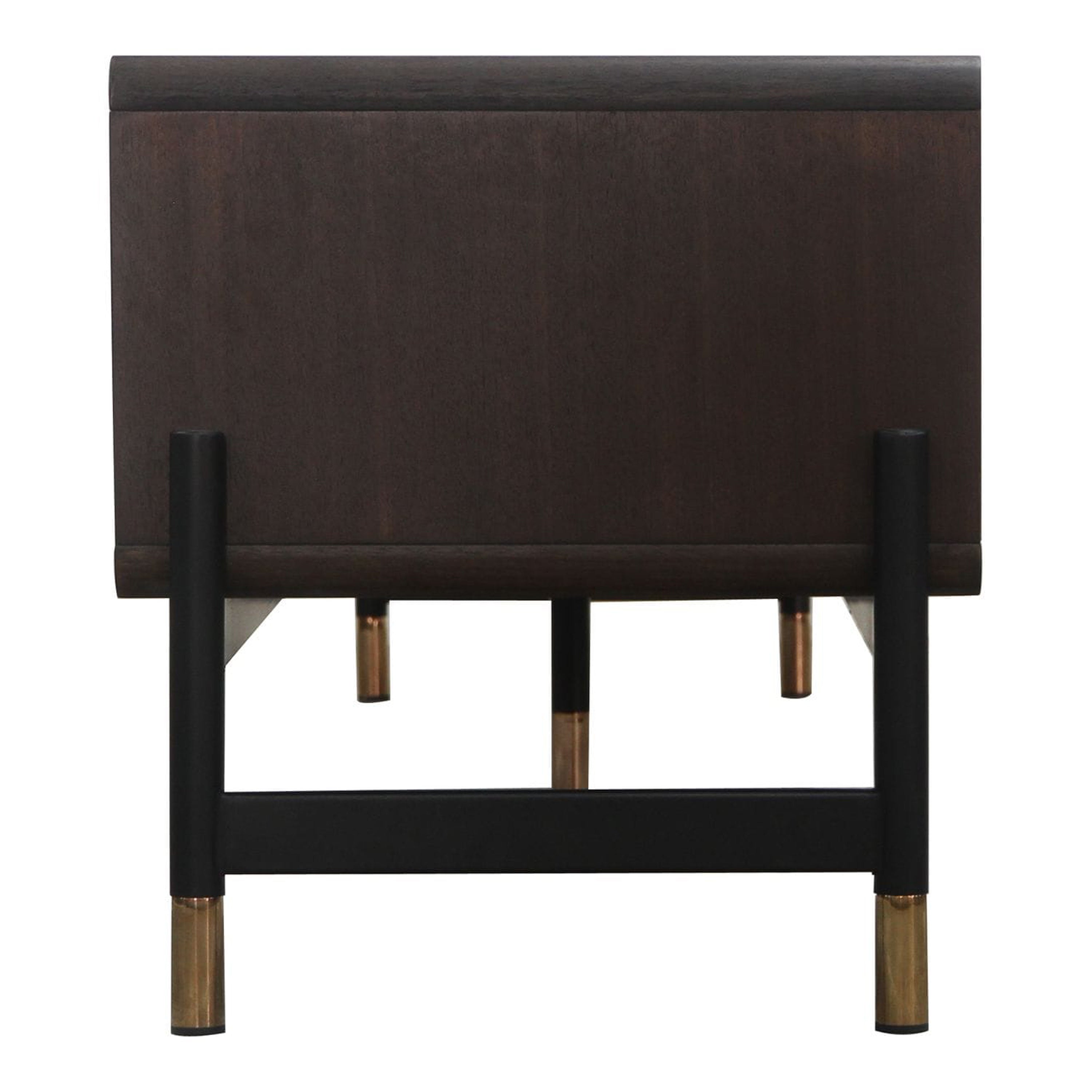 Gabrielle Contemporary Acacia TV Stand