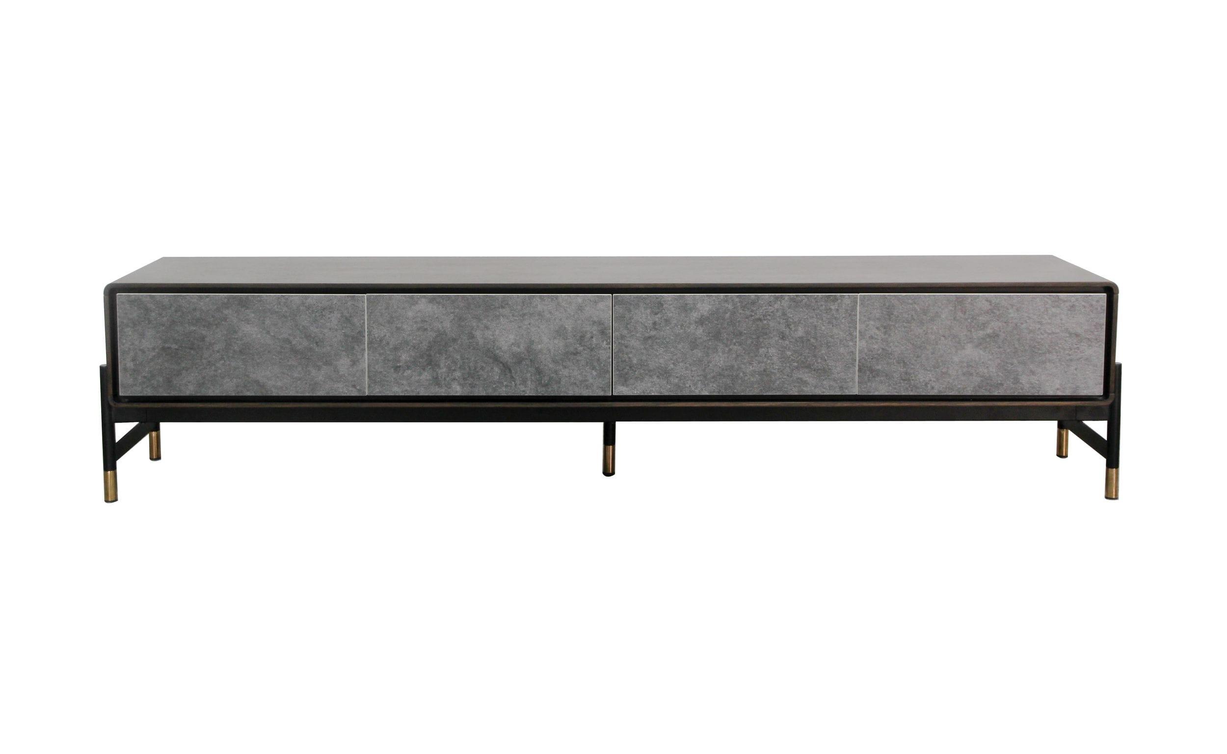 Gabrielle Contemporary Acacia TV Stand