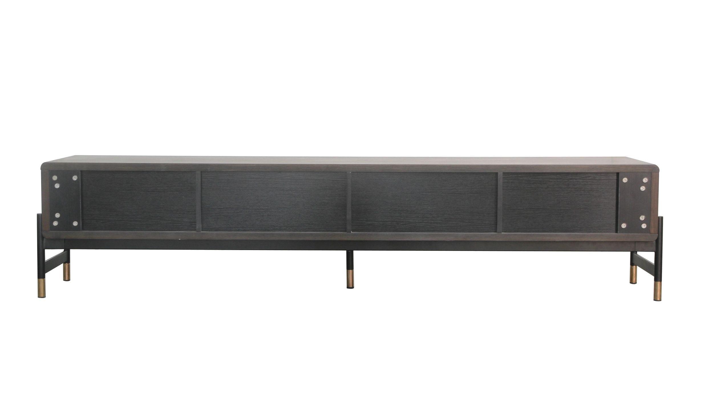 Gabrielle Contemporary Acacia TV Stand