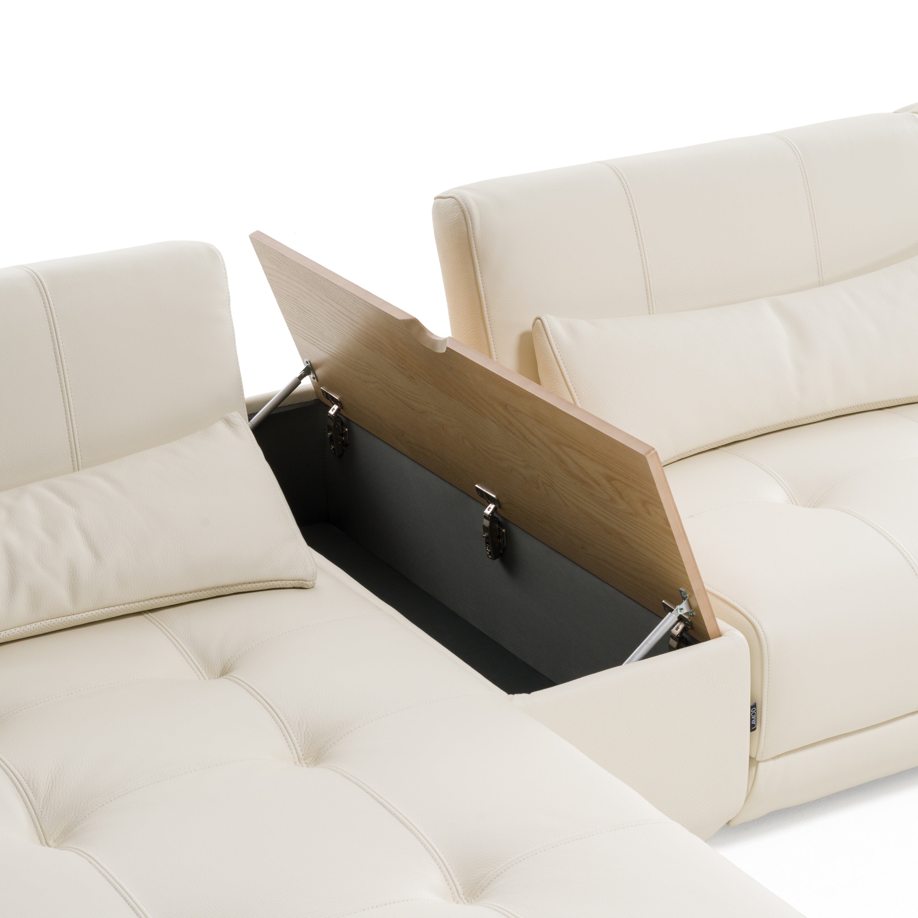 Divani Casa Garfield Modern Leather 7Piece Modular Sectional