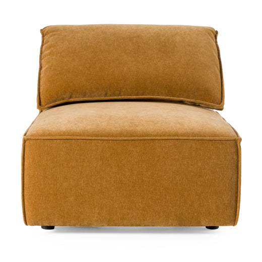 Gene - Modern Fabric Modular Armless Sectional Seat