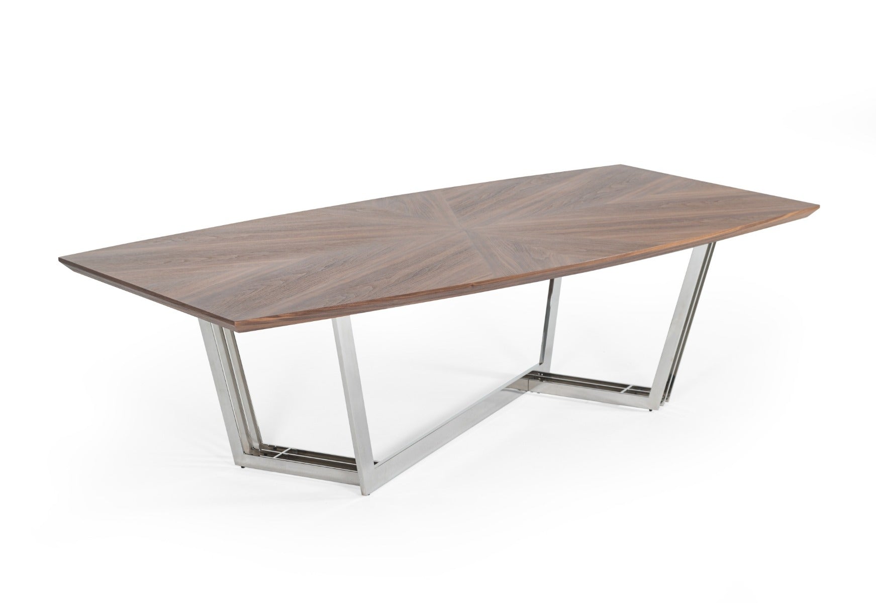 Modrest Gilroy Modern Stainless Steel Dining Table