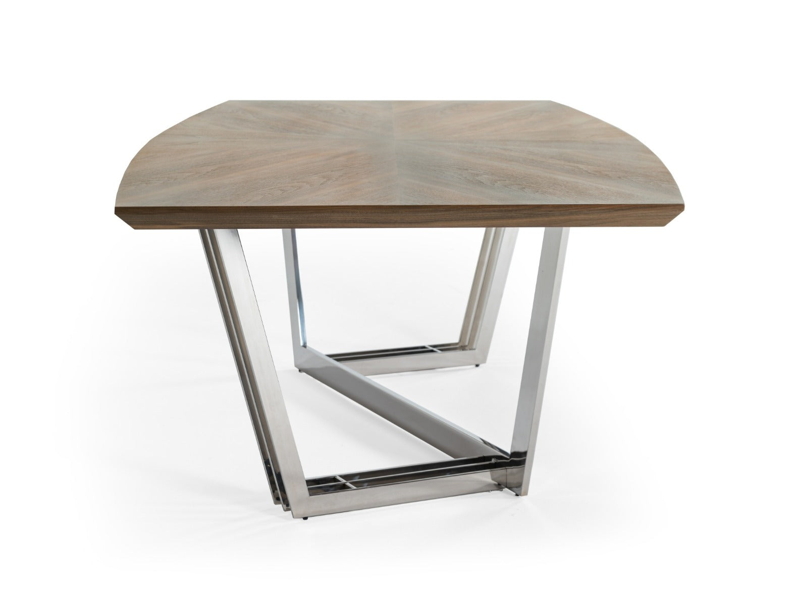 Modrest Gilroy Modern Stainless Steel Dining Table
