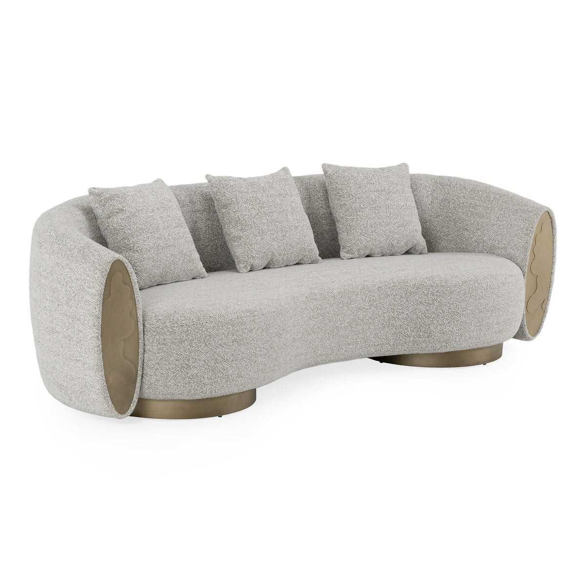 Glimpse - Modern Fabric and Antique Sofa