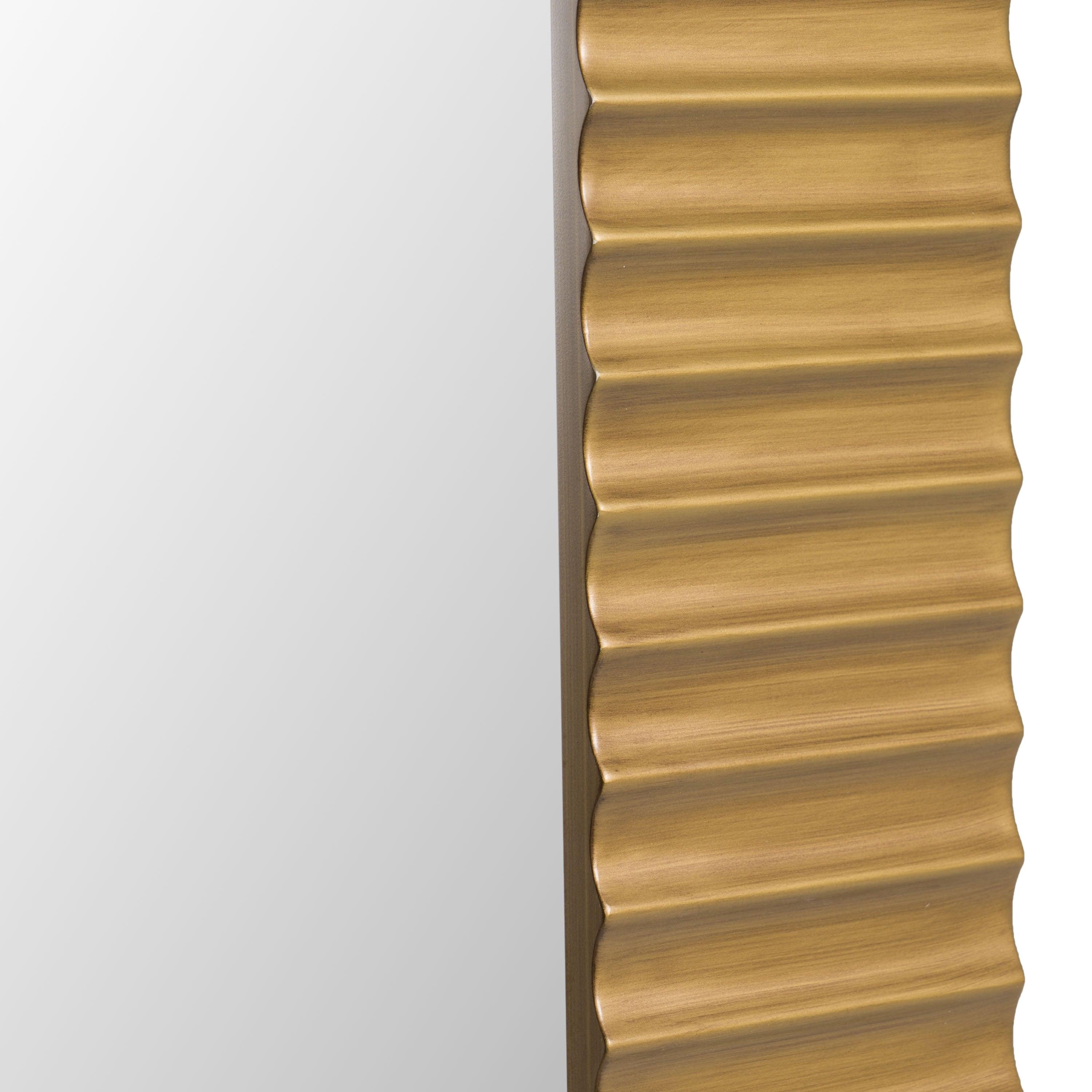 Modrest Glinda Modern Brushed Floor Mirror