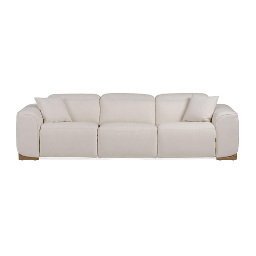 Hagerty Modern Fabric Sofa With 2 Power Recliners