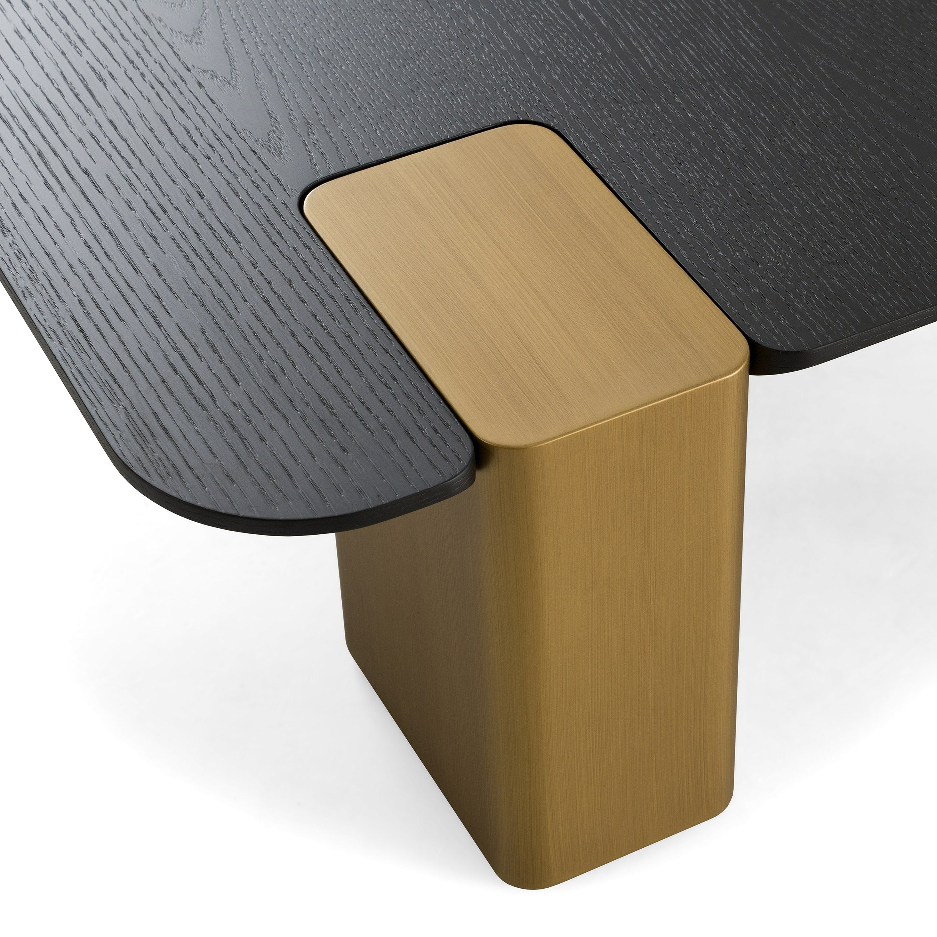 Harold Modern Brushed Square Nesting Coffee Table Set