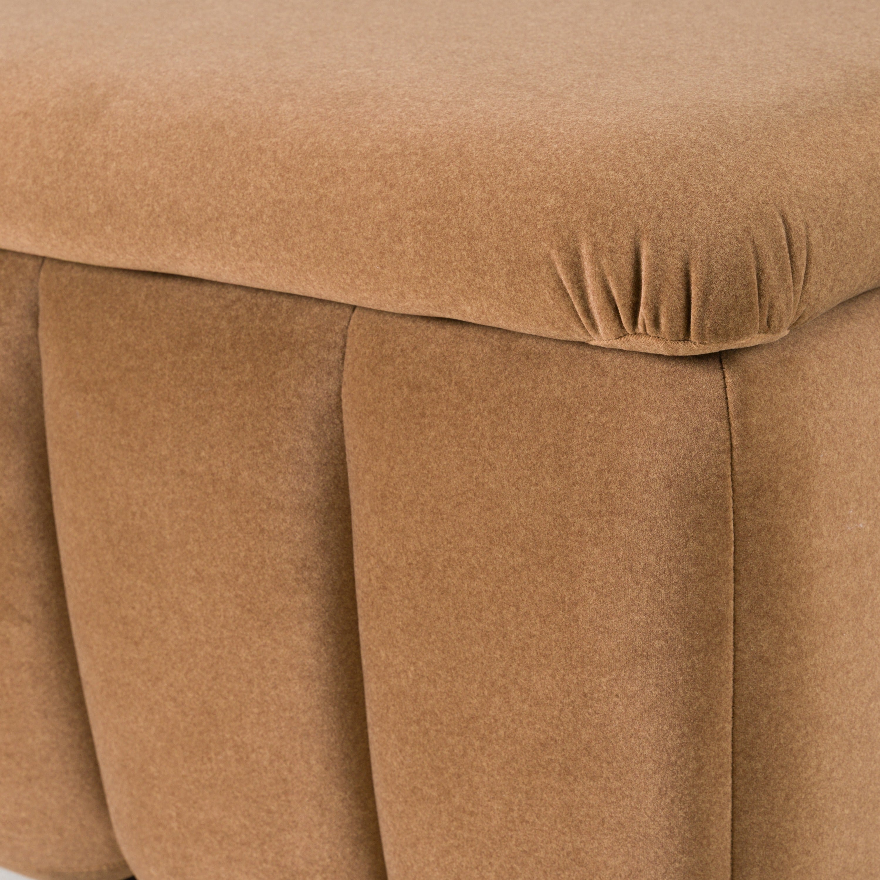 Modrest Harris Modern Fabric Bench w/ Storage