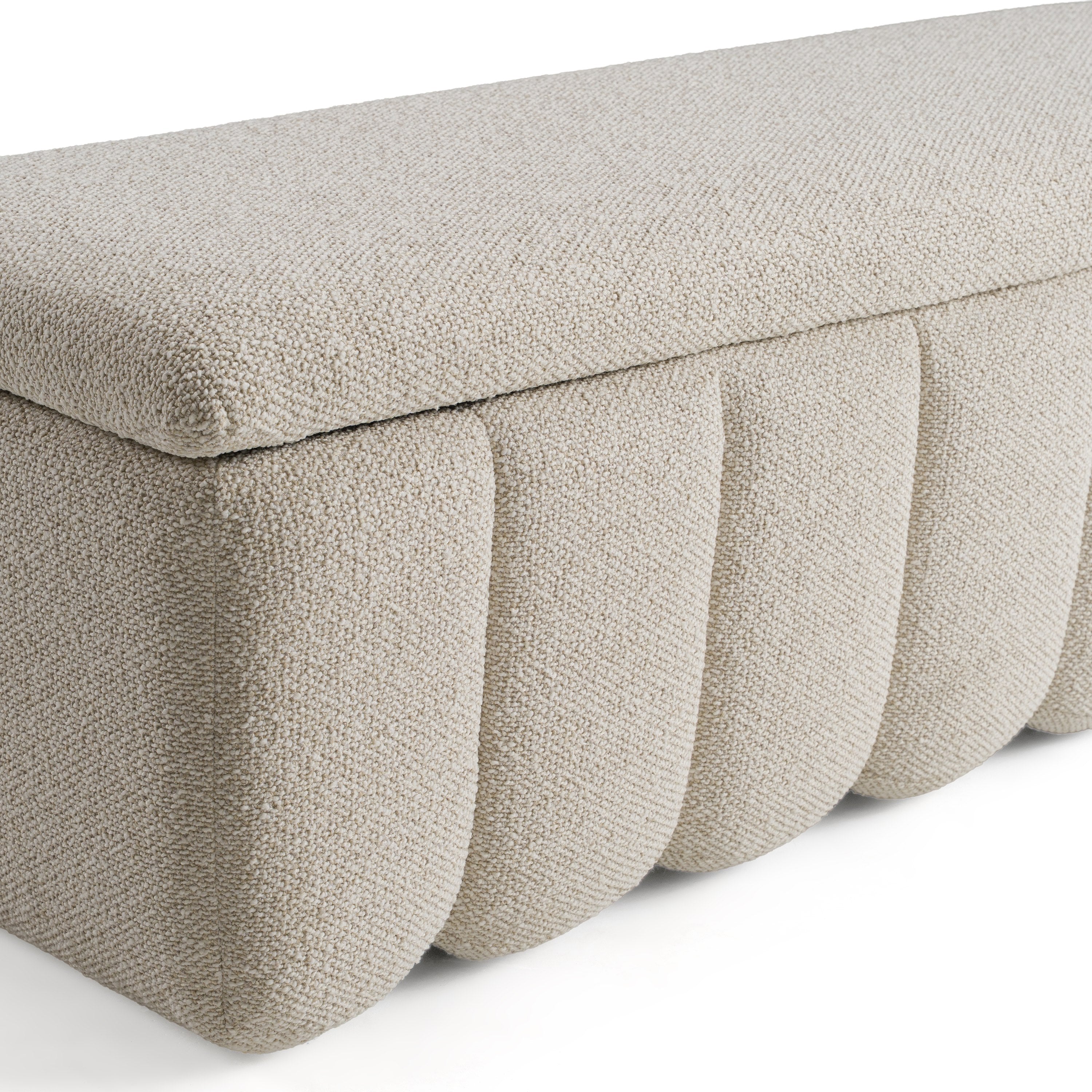 Harris Modern Fabric Bench w/ Storage