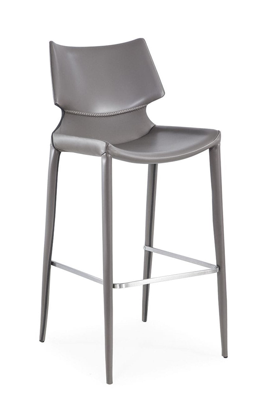 Hayes Modern EcoLeather Bar Stool (Set of 2)