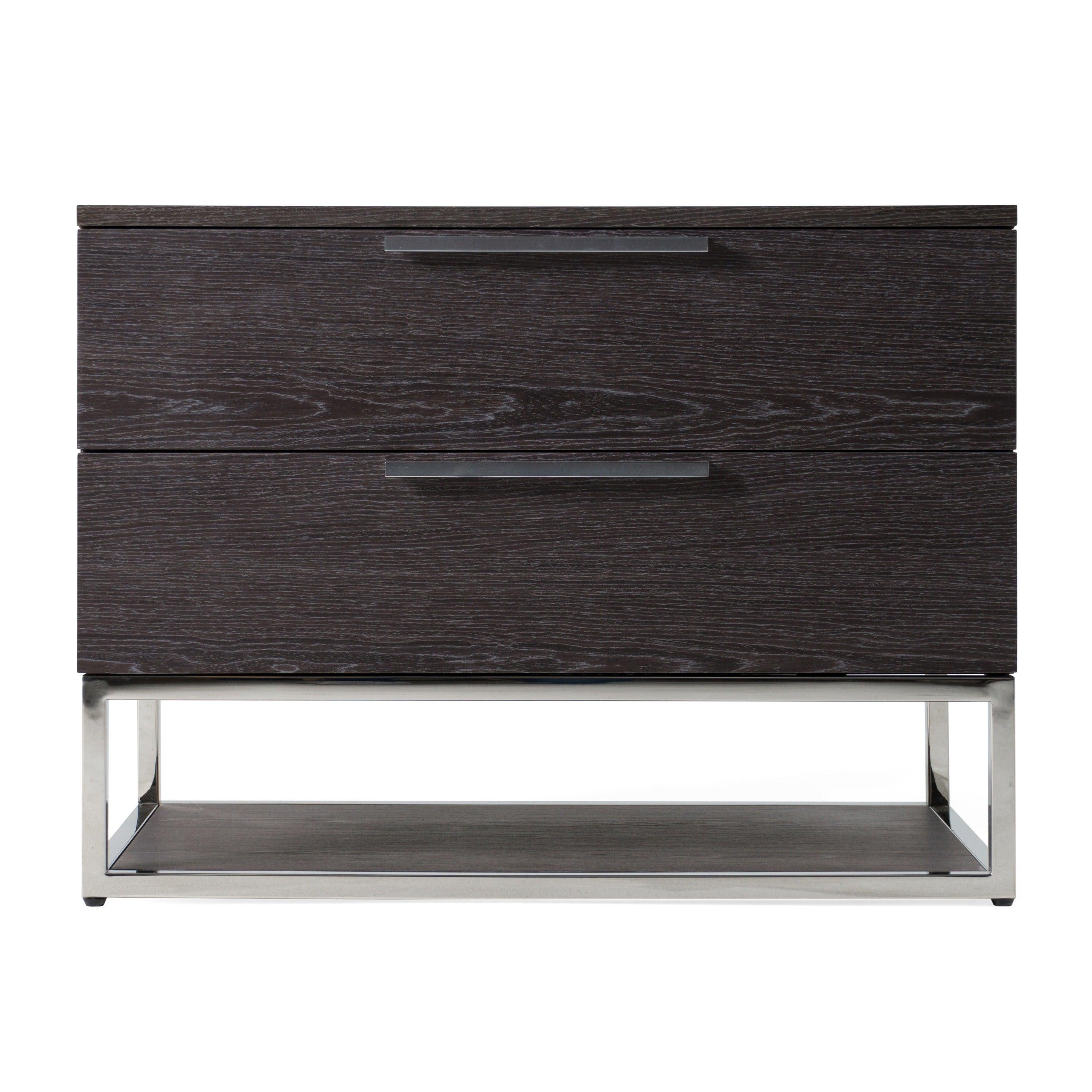 Modrest Helenora Modern Elm Nightstand