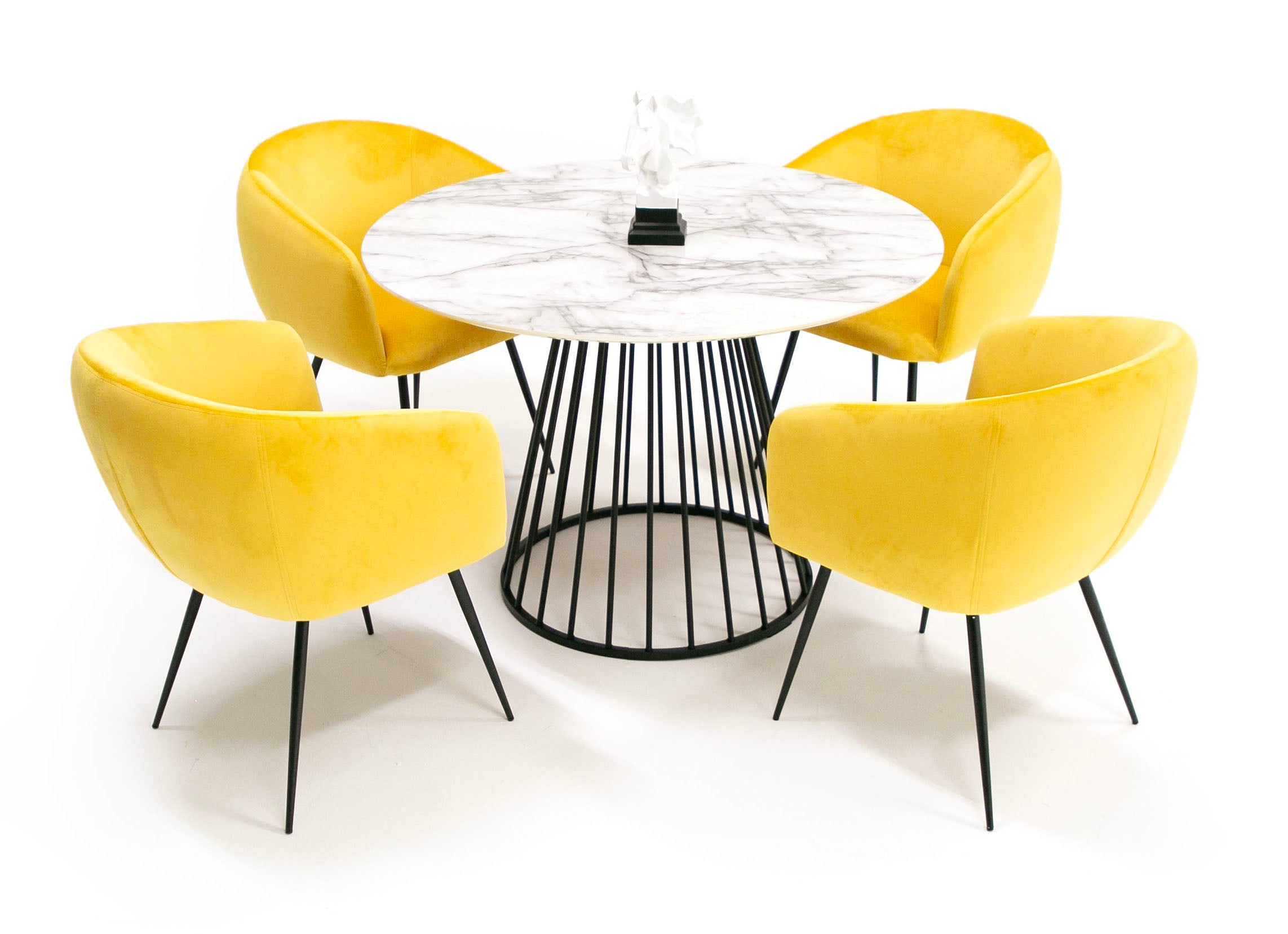 Modrest Holly - Modern Round and Dining Table-Dining Table-VIG-Wall2Wall Furnishings
